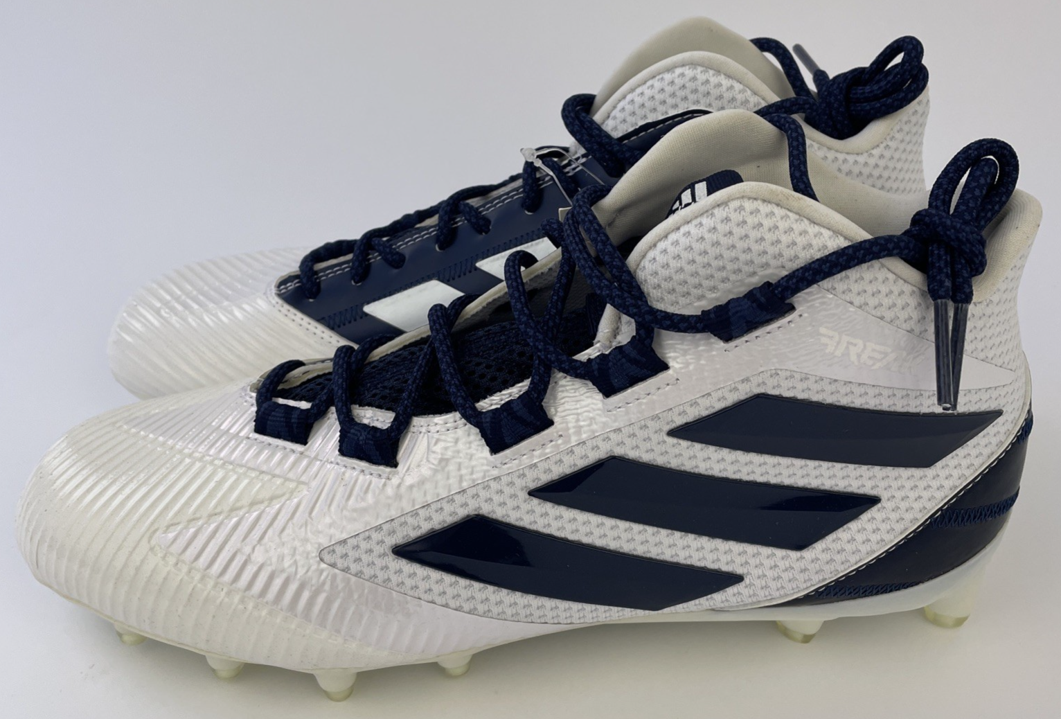 Adidas Freak x Carbon Mid Football Cleats Mens sz 10 F97431 Lacrosse White Blue