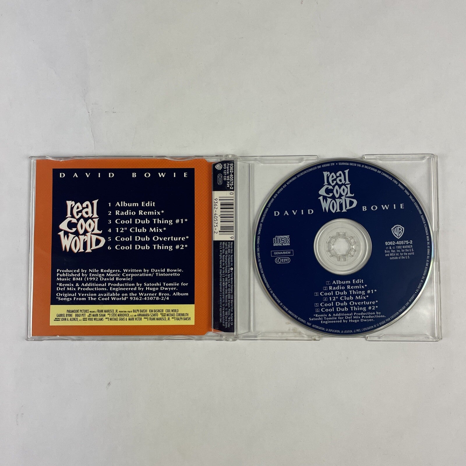 David Bowie- Real Cool World CD  (1992)     #15