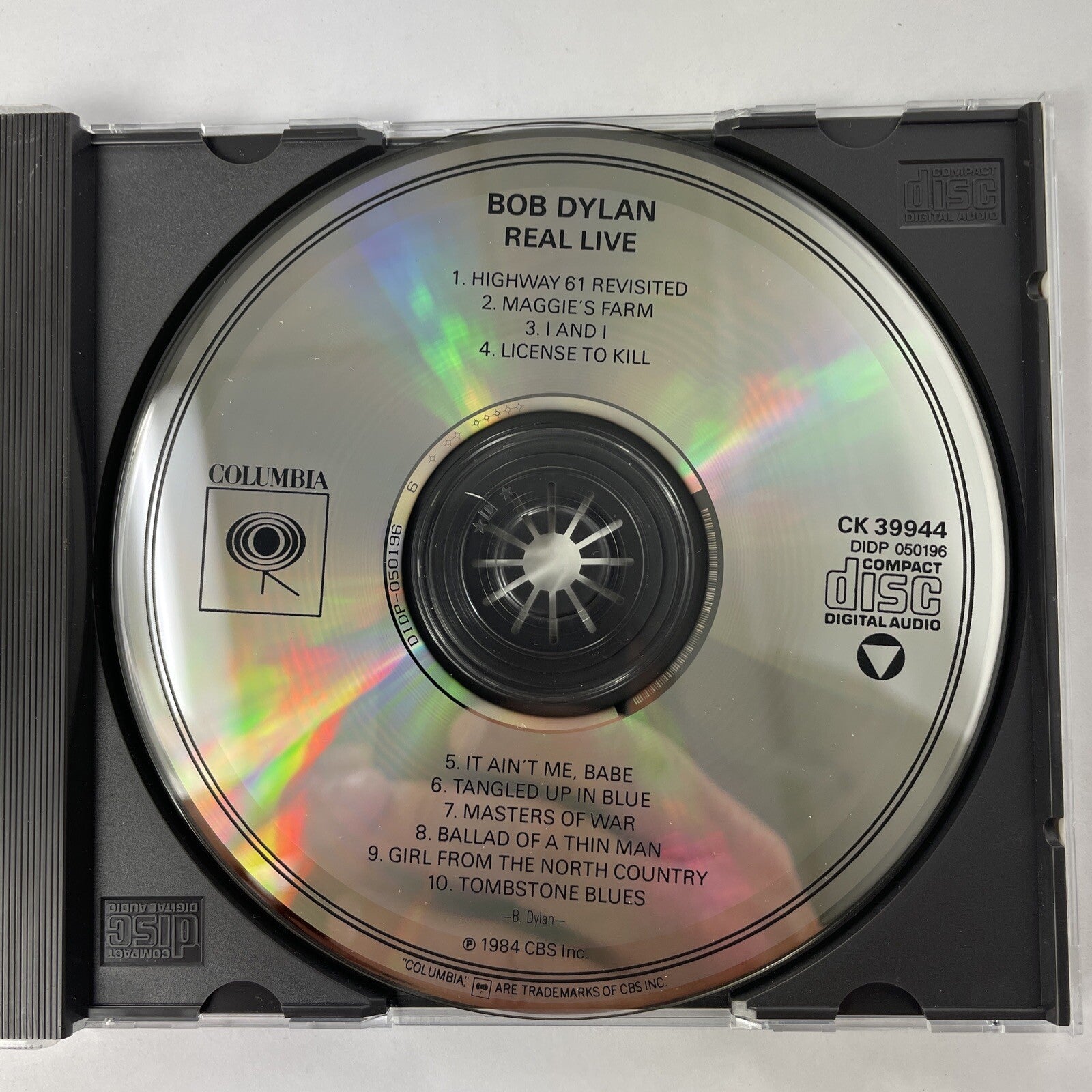 Bob Dylan Real Live CD #28