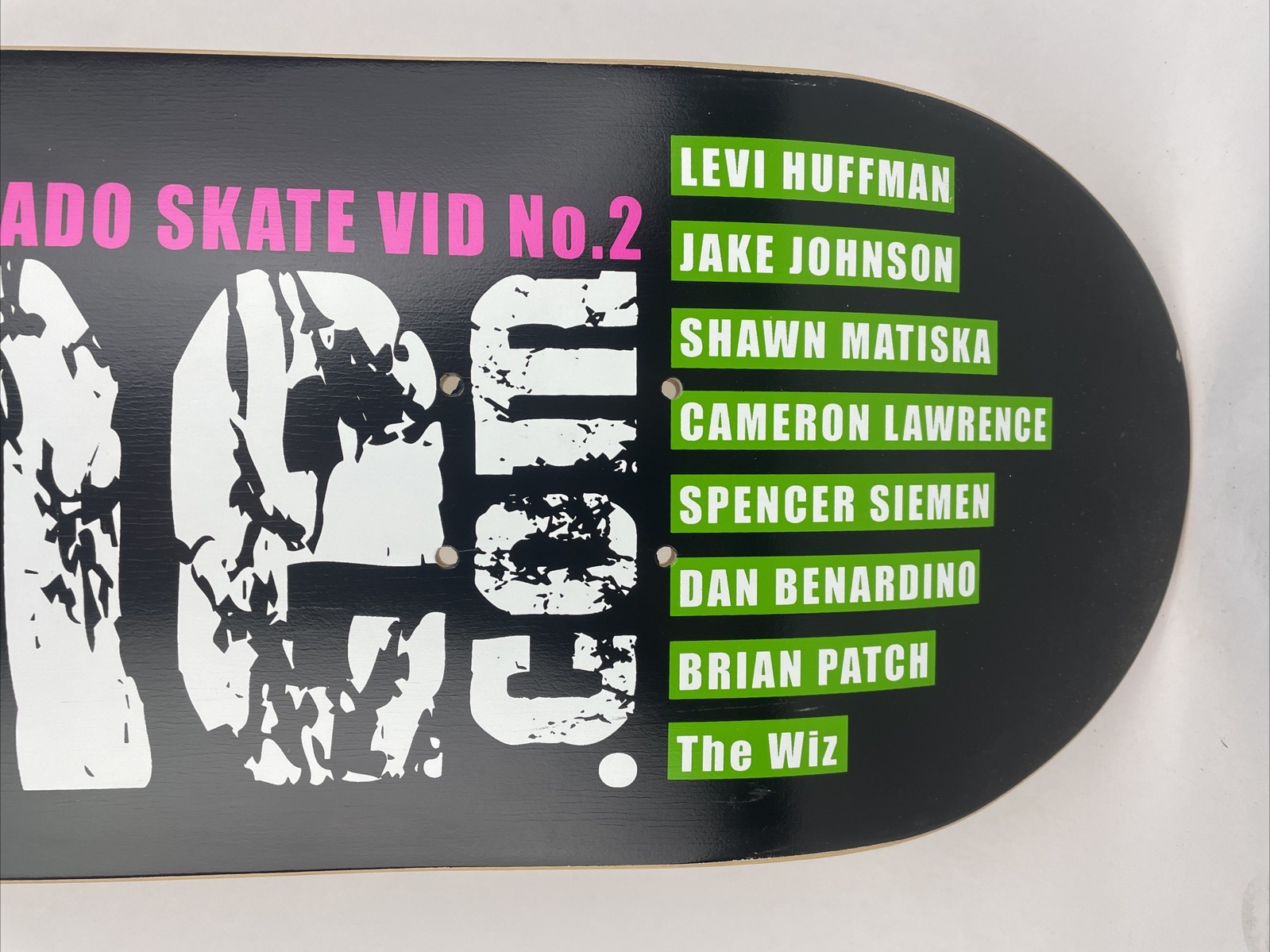 Colorado Skateboarding Fozine Skate Video #2 Skateboard Deck " Its Like This "