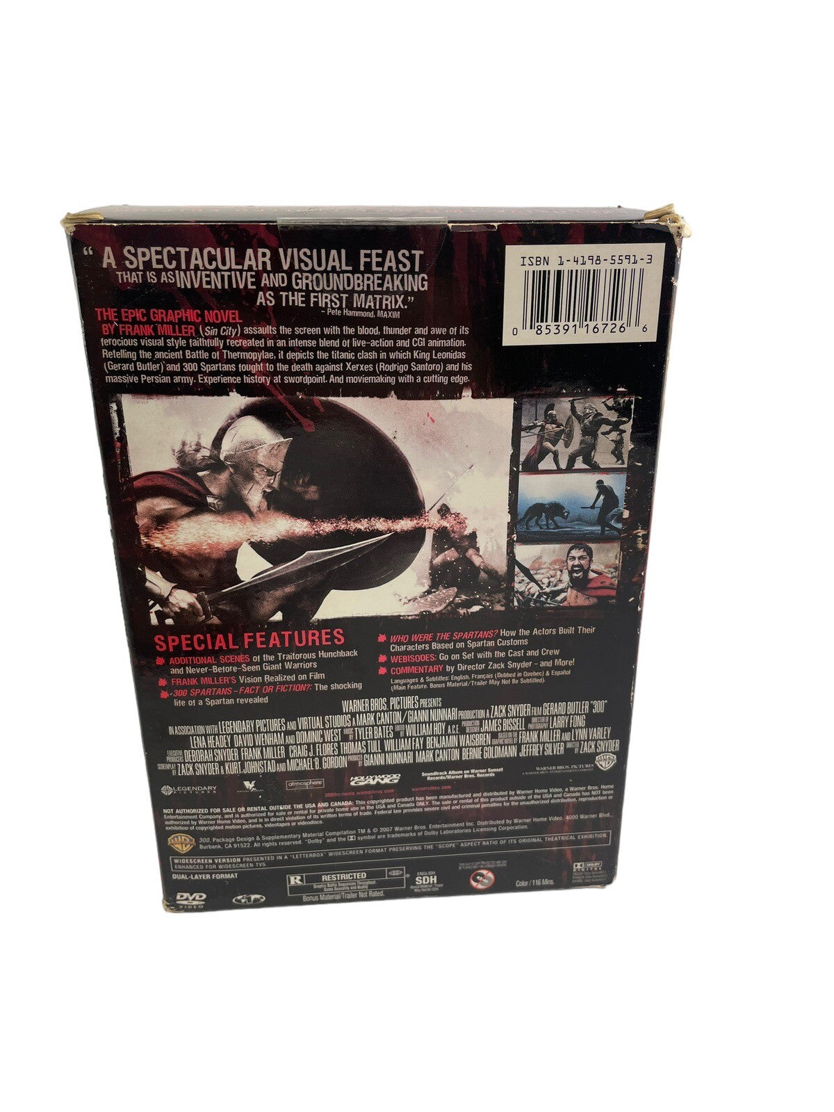 300 Two-Disk Limited Edition 2007 San Diego Comic Con Exclusive Set, w/ mask