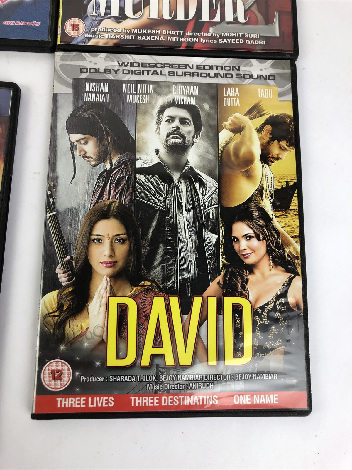5 x Bollywood DVD LOT - KHUDA KASAM, KAL HO NAA HO, DAVID Dil to Pagal Hai *VGC*