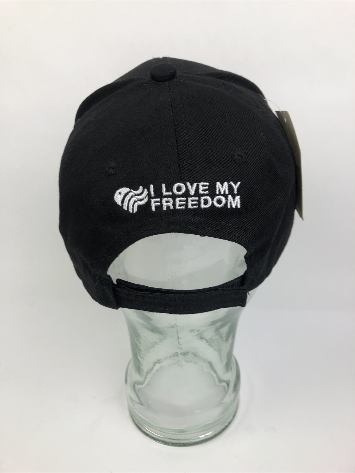 Thin Blue Line Police Hat American Flag Thin Blue Line Headwear Ball Cap, Black