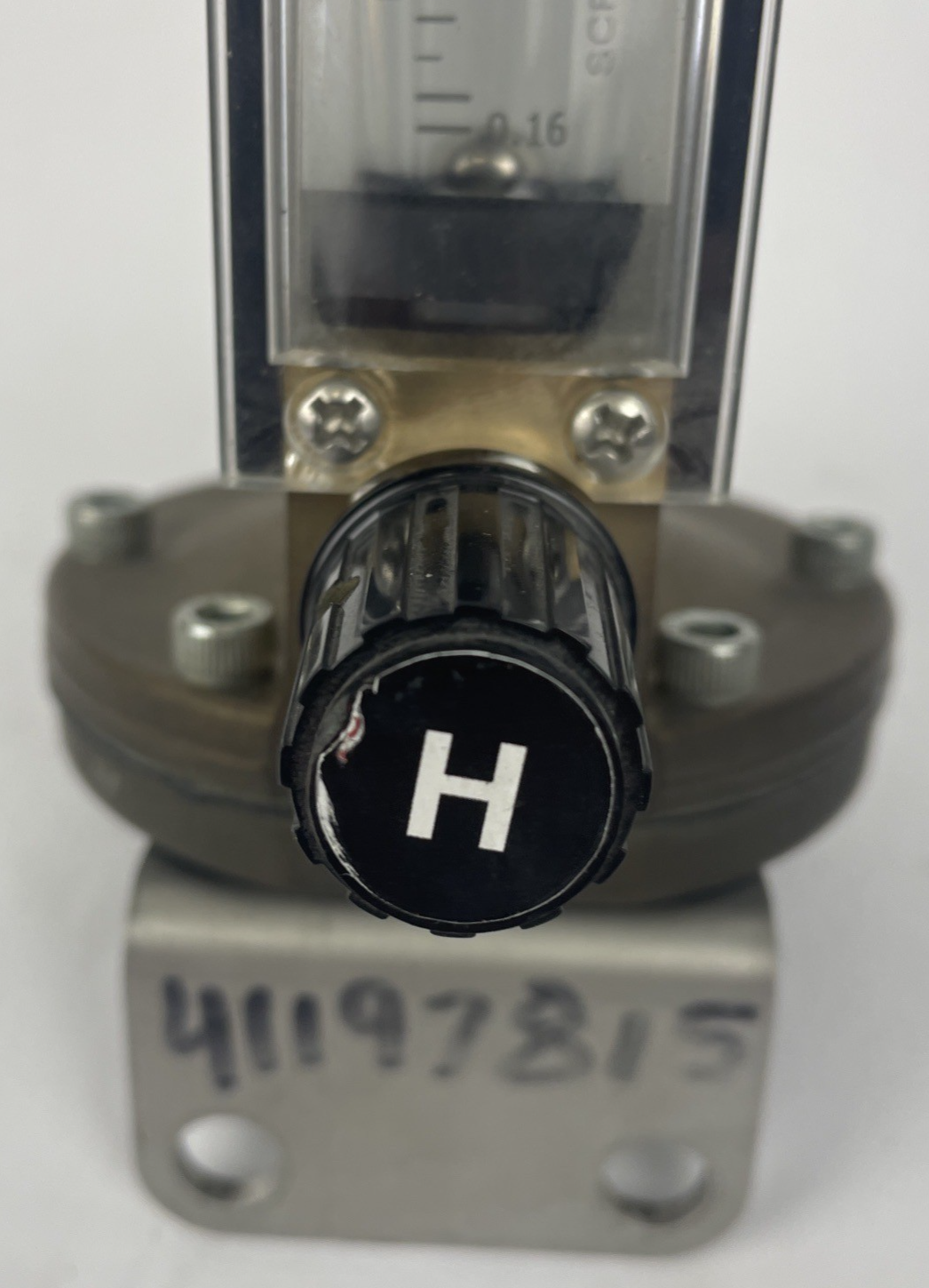 BROOKS Instruments SHO-RATE Glass Tube Variable Flow Meter # 1350GBM3BAJQ1AAA