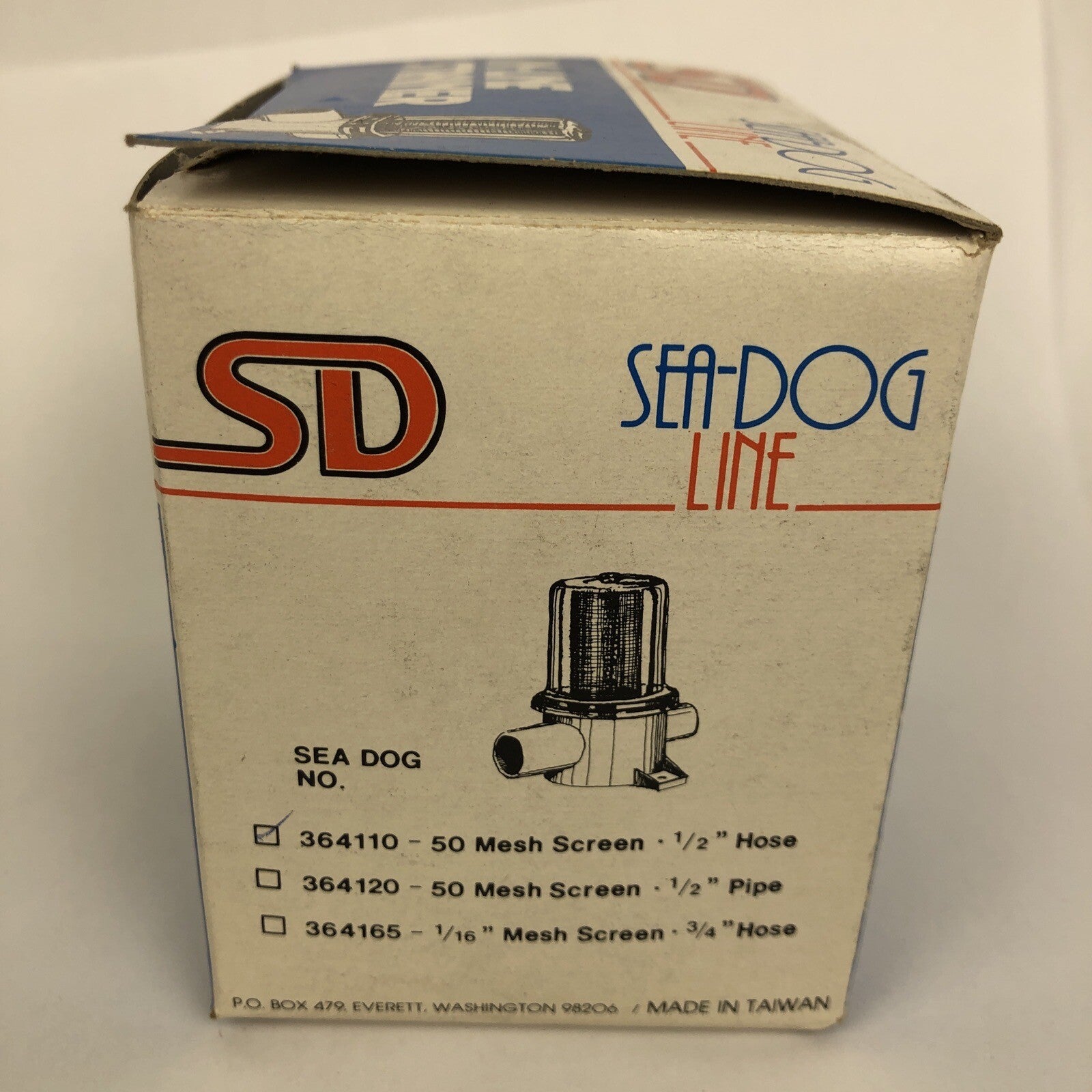 SEA DOG Sea Dog Line Boat In-Line Strainer 364110 1/2"  Barbed 50 Mesh Screen