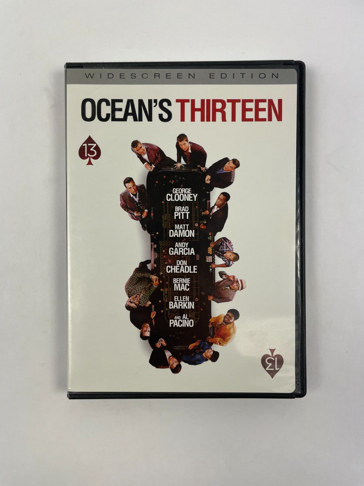Ocean's Thirteen George Clooney Brad Pitt Matt Damon Andy Garcia DVD Movie
