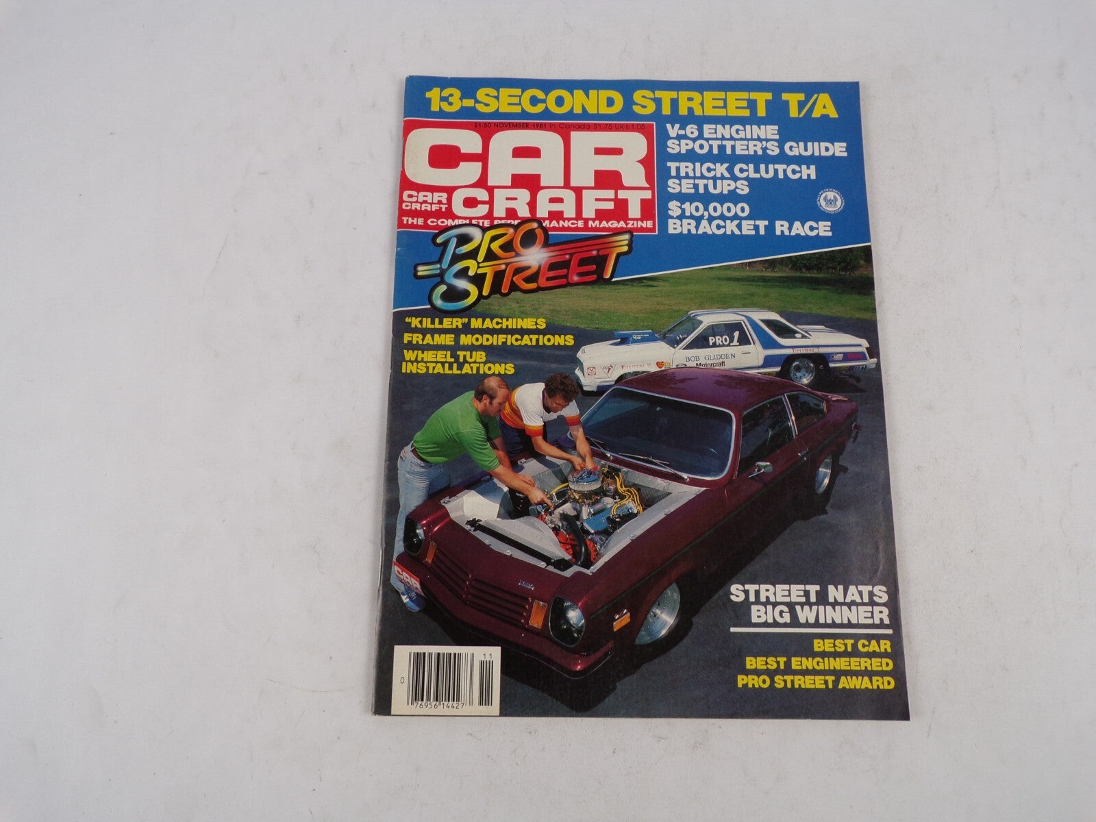 November 1981 Car Craft Pro Street "Killer" Machines Frame Modifications Wheel