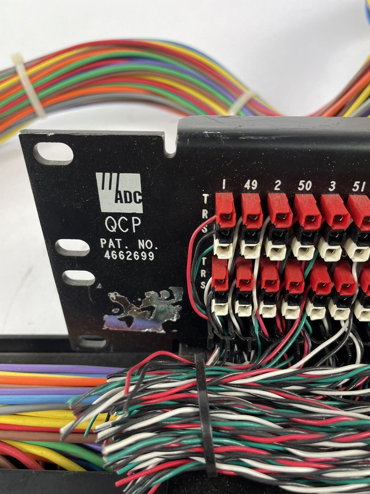 Bantam TT ADC 96 patchbay connected  to ADC UP-96NMKII  PPC RACKMOUNT Patchy PB9