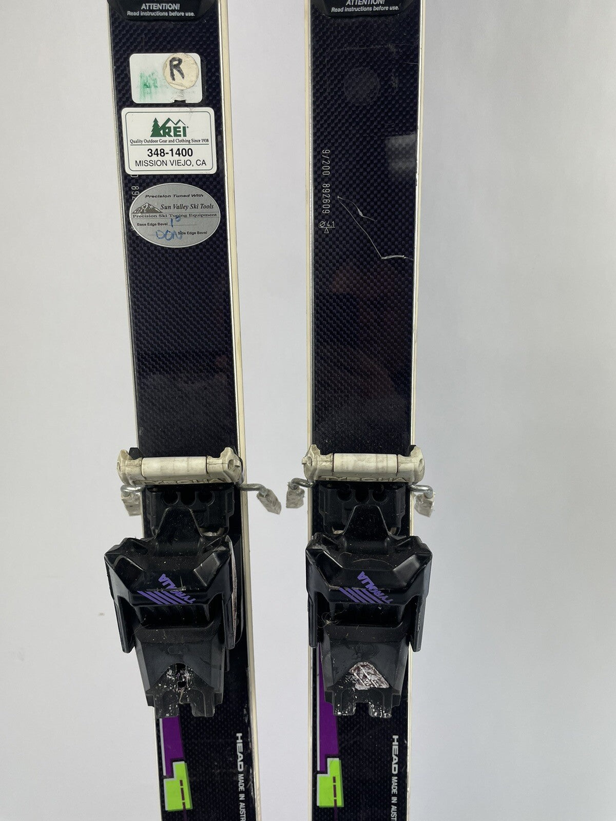 HEAD Sensation Radial 197cm Austria skis with Tyrolia 590 Diagonal 