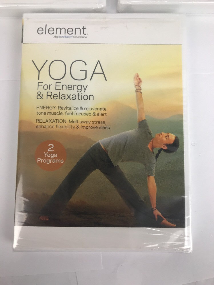 3 Element Yoga Workout Exercise Fitness Dvd Lot Daily Power Flexibility - NEW