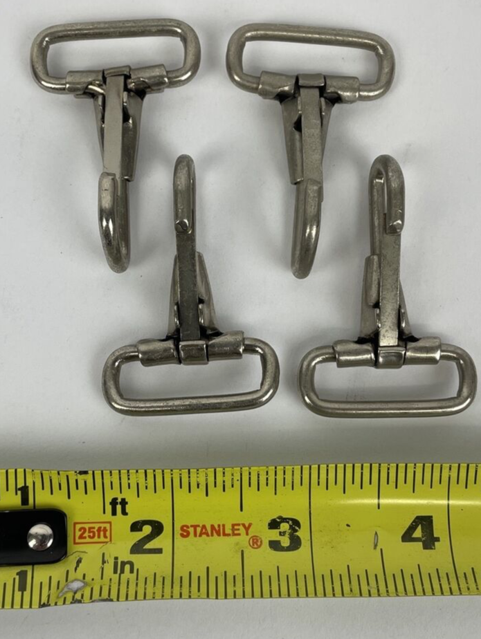 Lot of 4 x WC Marine Stainless Steel 2" Webbing Halter Snap Hook Rigging Lifting