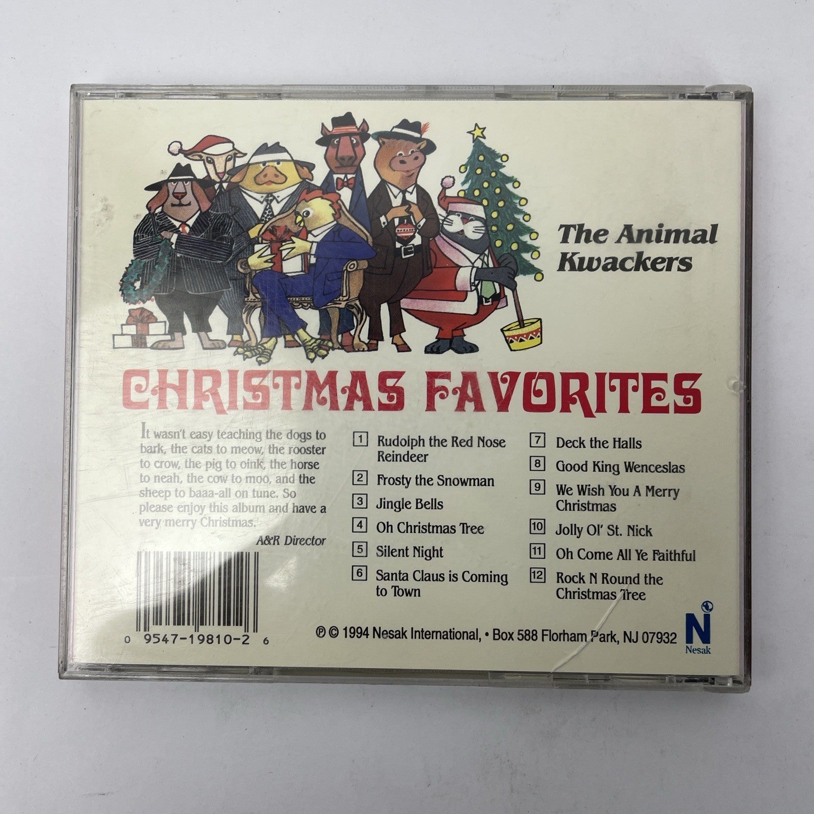 Christmas with the Animals by Animal Kwackers (CD, Sep-2001, Kado Records)  #1