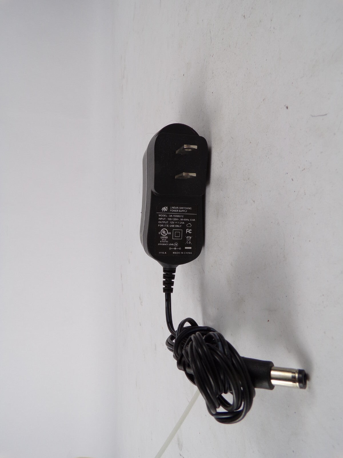 Genuine ENG 3A-153WU12 Ac Adapter Output 12 V 1.25 A Power Supply Adapter A55