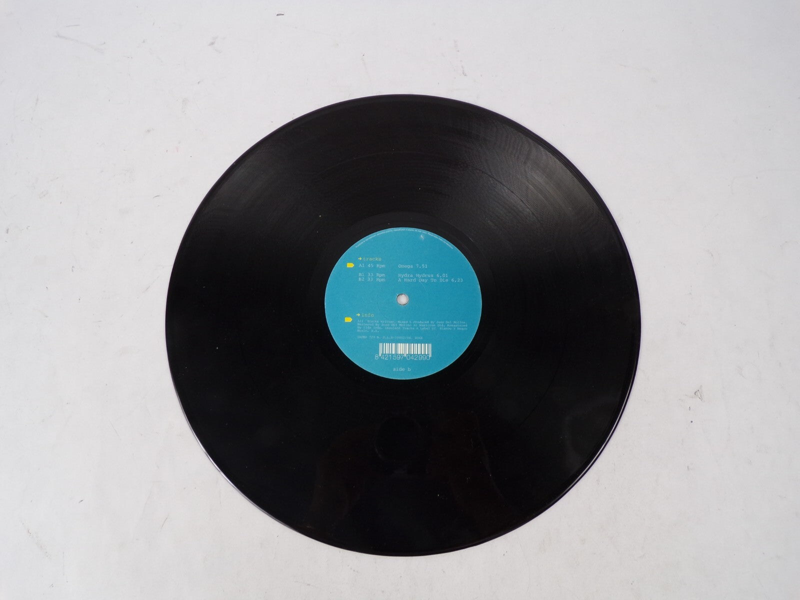 Jose Del Molino Omega Hydra Hydrus A Hard Day To Die Vinyl Record
