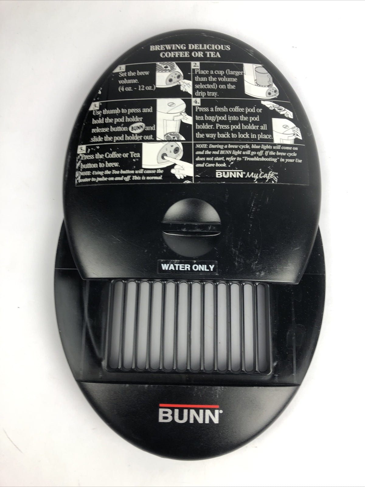 BUNN MCA My Cafe Pourover Commercial Coffee Replacemen part - Sliding Lid FSTSHP
