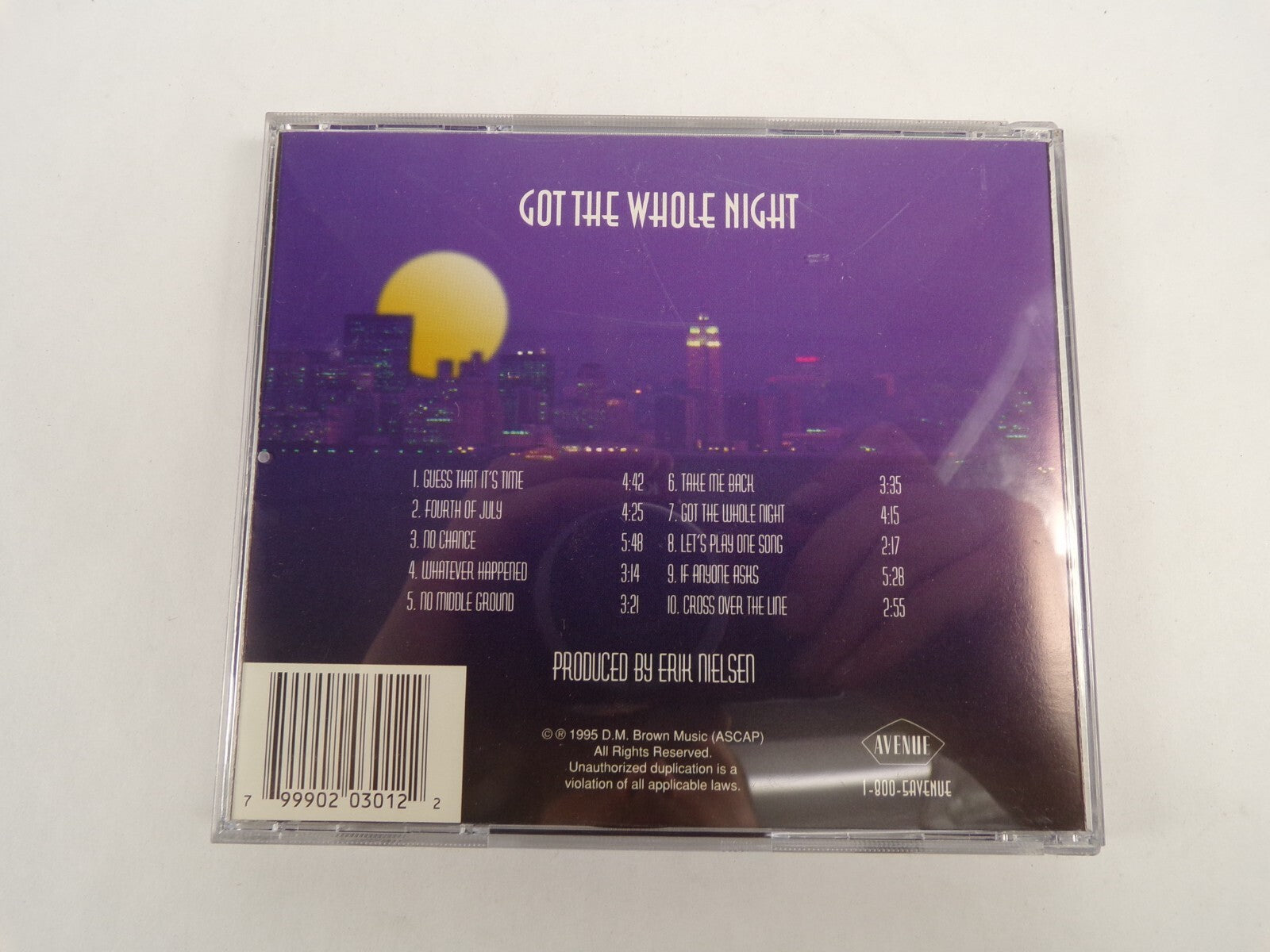 Denny Brown Got The Whole Night  Take Me Bach CD#49