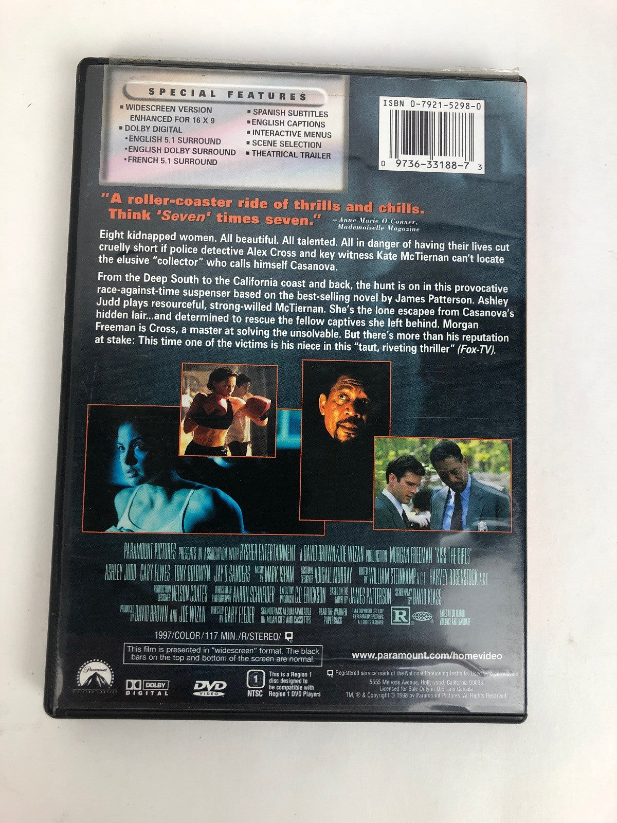 kiss the girls [Widescreen-DVD] (Morgan Freeman • Ashley Judd) FSTSHP
