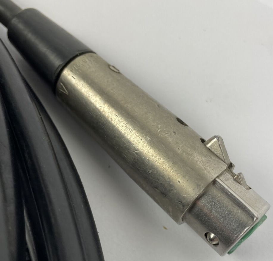 SWITCHCRAFT XLR Microphone Cable Male To Female 3-Pin Mic Audio Lead 20ft Black
