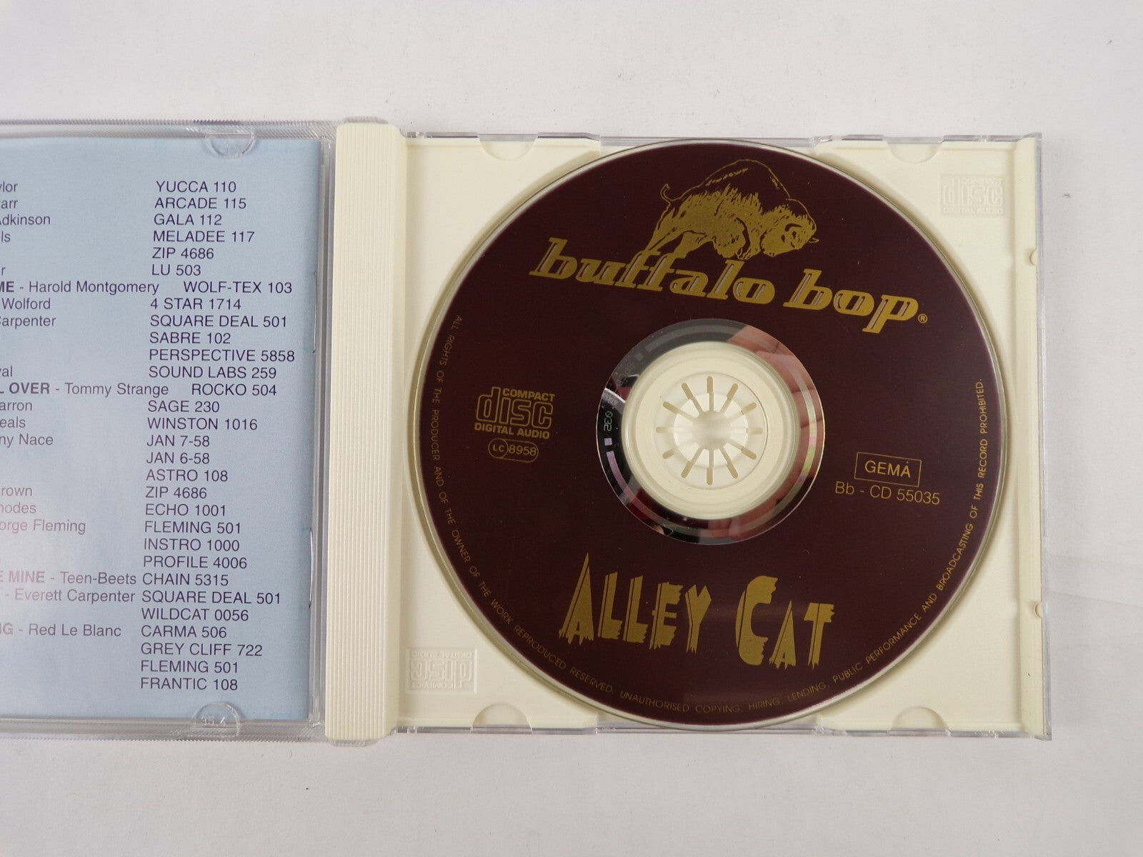 Alley Cat Let Your Hair Down Baby Muscle Beach Buffalo Bop CD #18