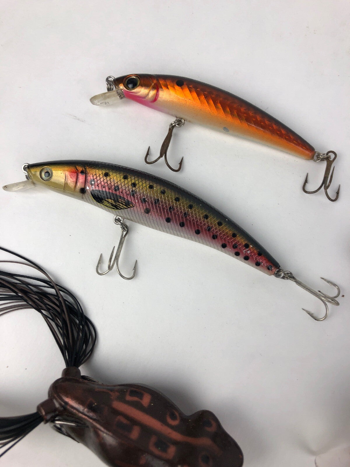 Heddon Tiny Torpedo Bullfrog , 1 7/8-Inch) + 10 More Great Lures Tackle Bundle
