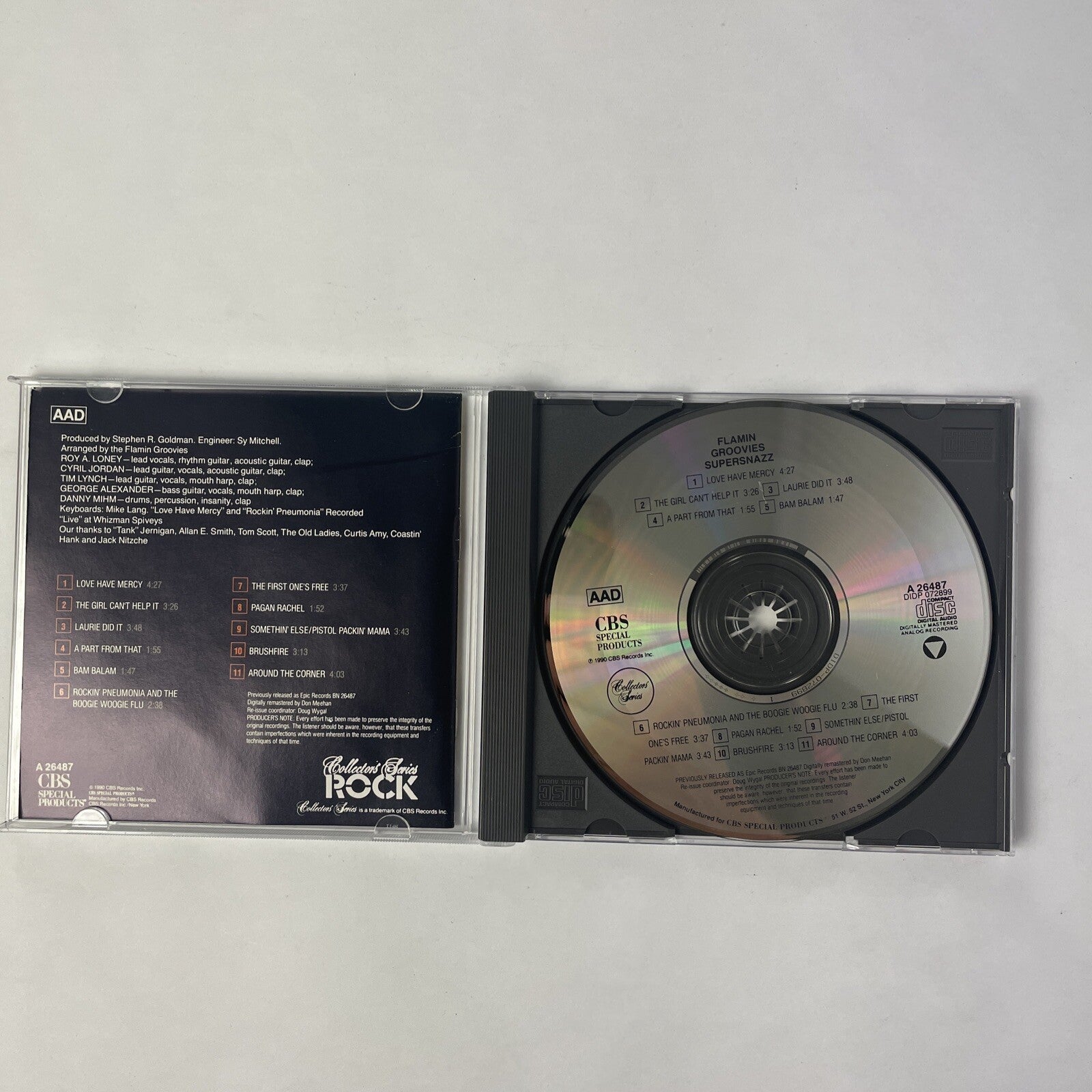 The Flamin Groovies - Supersnazz CD  #29