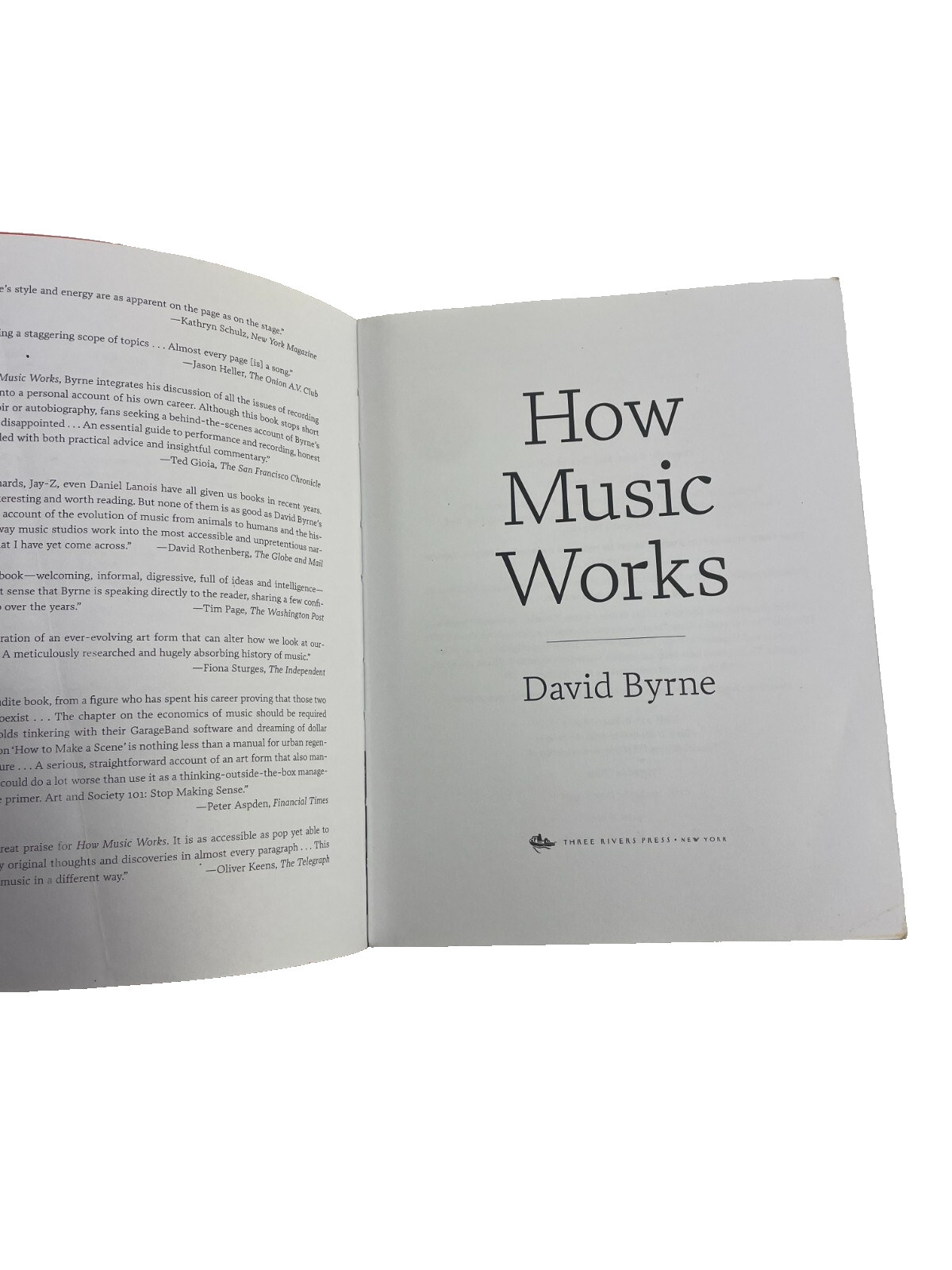 How Music Works David Byrne