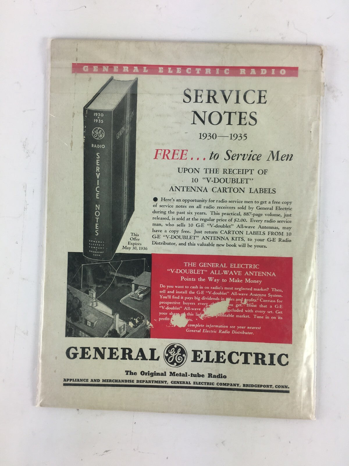 May 1936 Radio Craft Hugo Gernsback Magazine Home Made Microphone Wired Audio