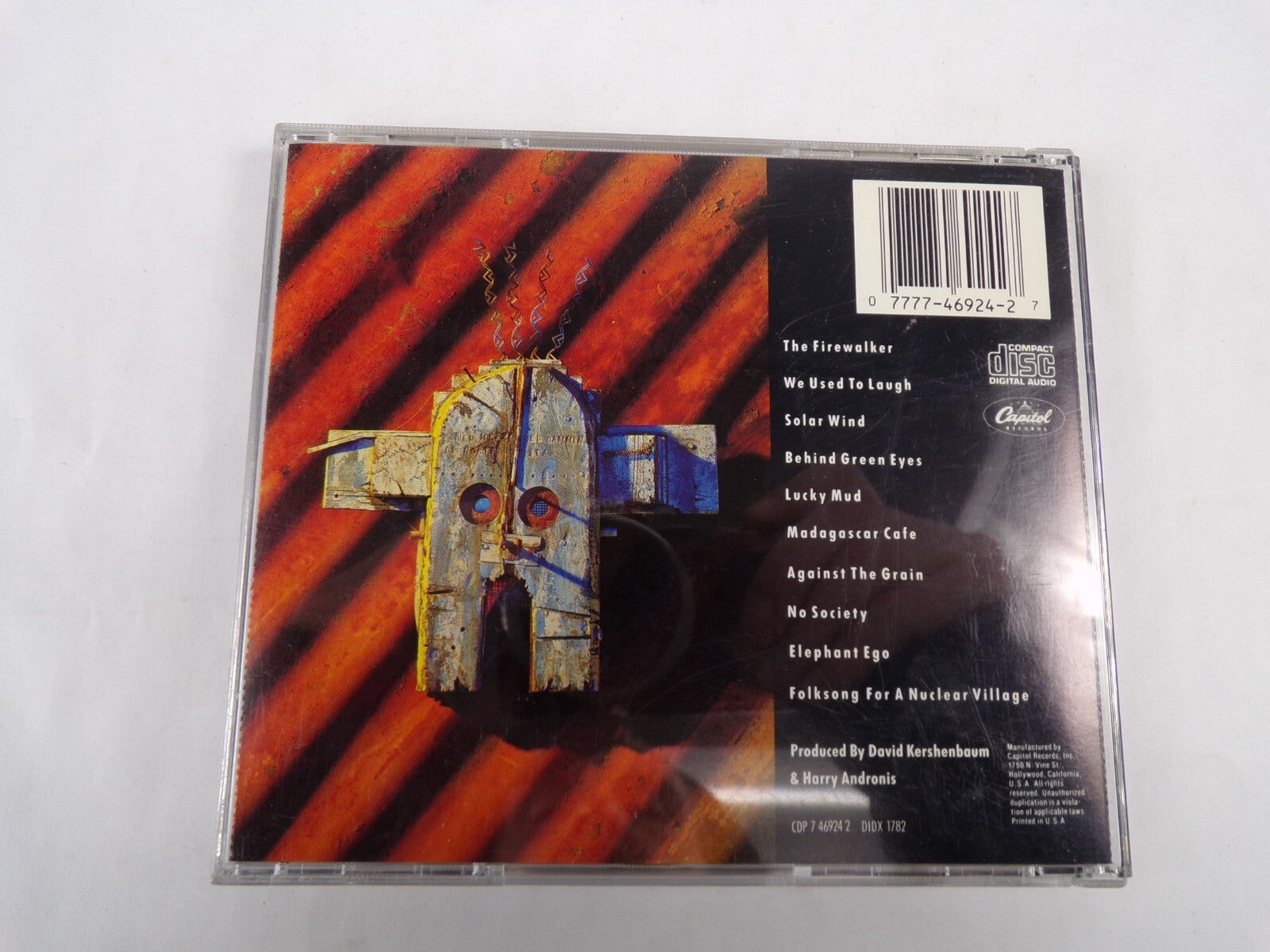 Shadowfax Folksongs For A Nuclear Village Capitol The Firewalker We Used CD#55