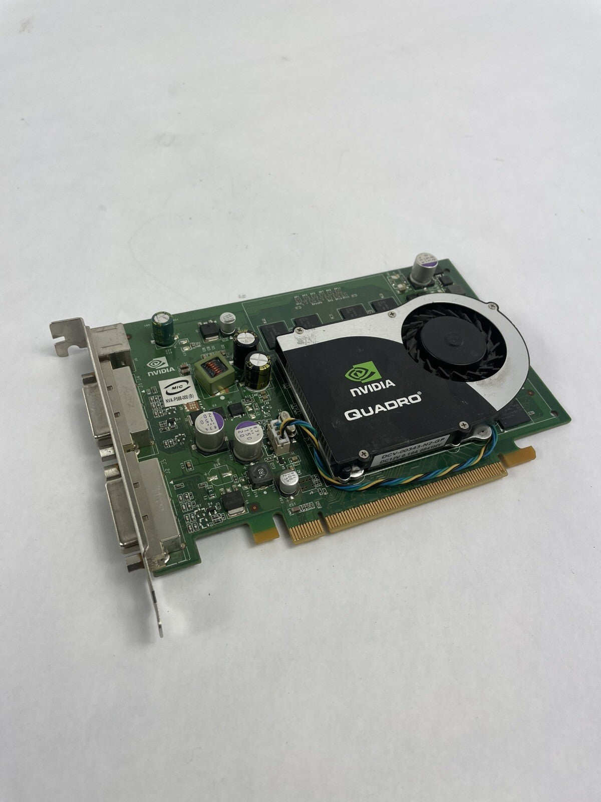 NVIDIA Quadro DCV-00343-N2-GP Video Card QUADRO FX370 DC12V 0.19A 0851HY