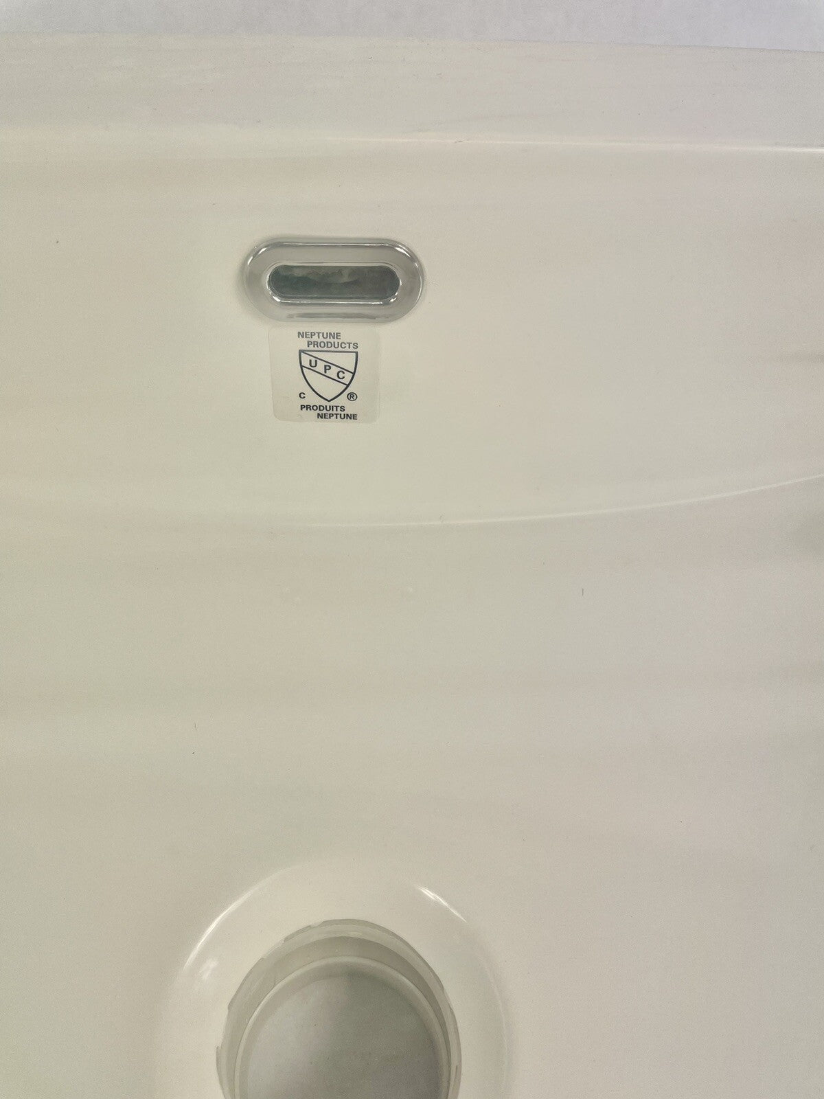 Neptune 24.75 x 17 inch white drop-in bathroom basin sink lavatory