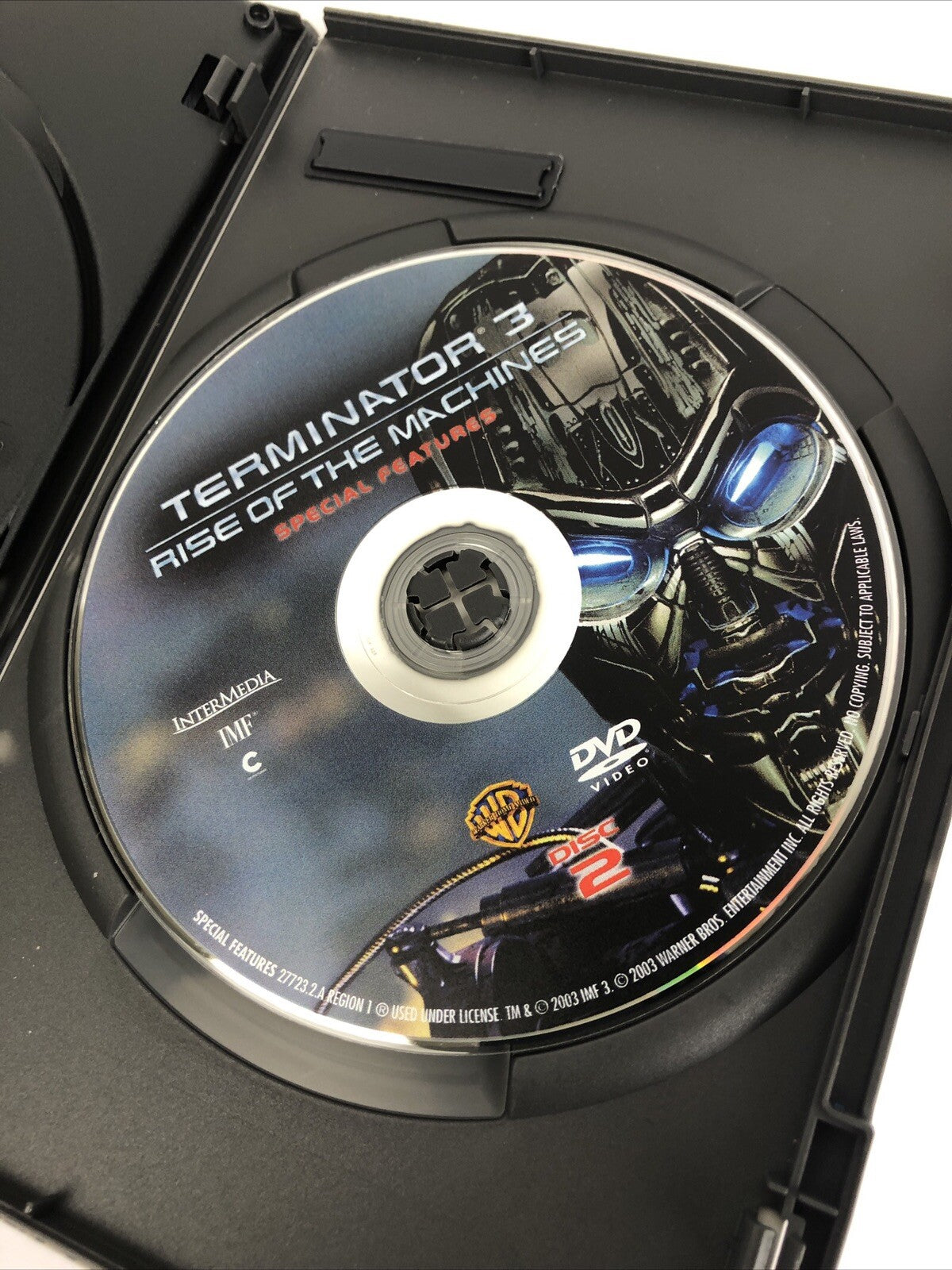 The Terminator & The Terminator 3 Rise of the Machines DVD Video Lot MINT DISCS