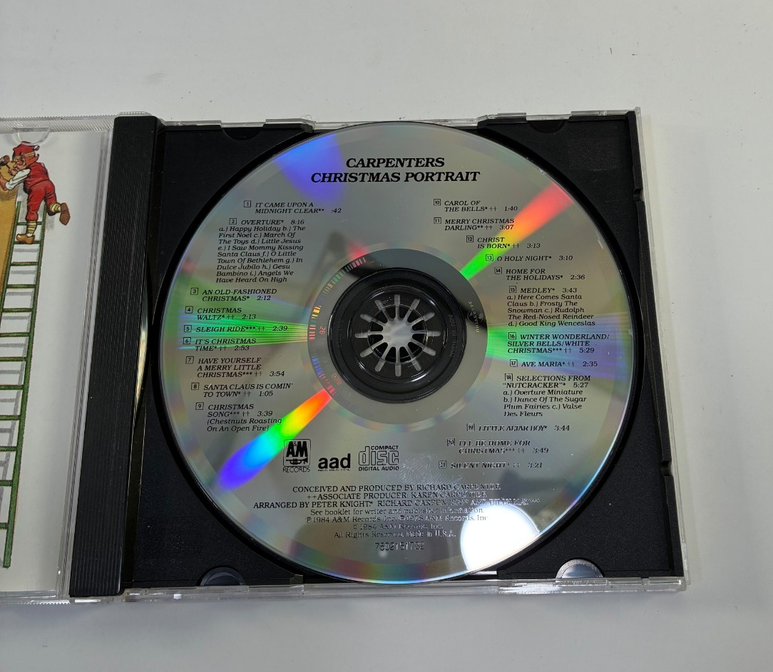 Carpenters Christmas Portrait Special Edition A&M CD 1984