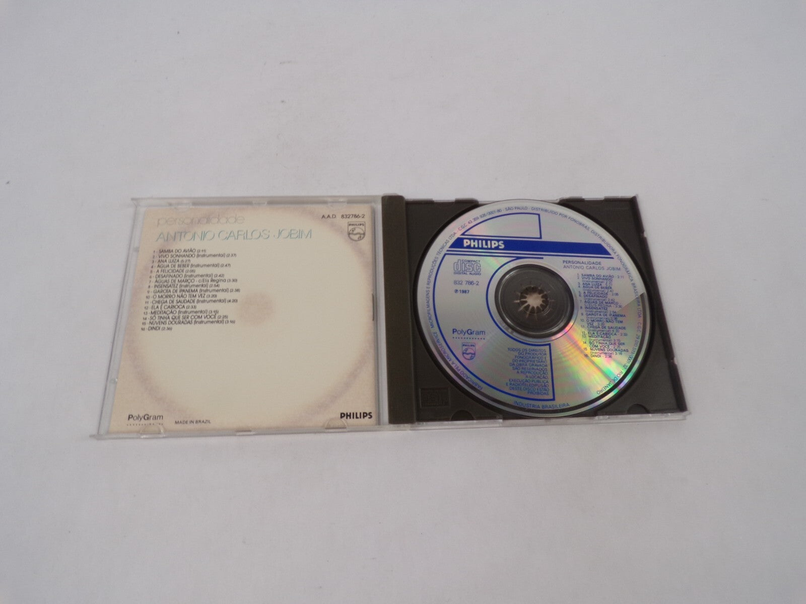 Antonio Carlos Jobim Personalidade Samba Do Aviao Vivo Sonhando Ana Luiza CD#71