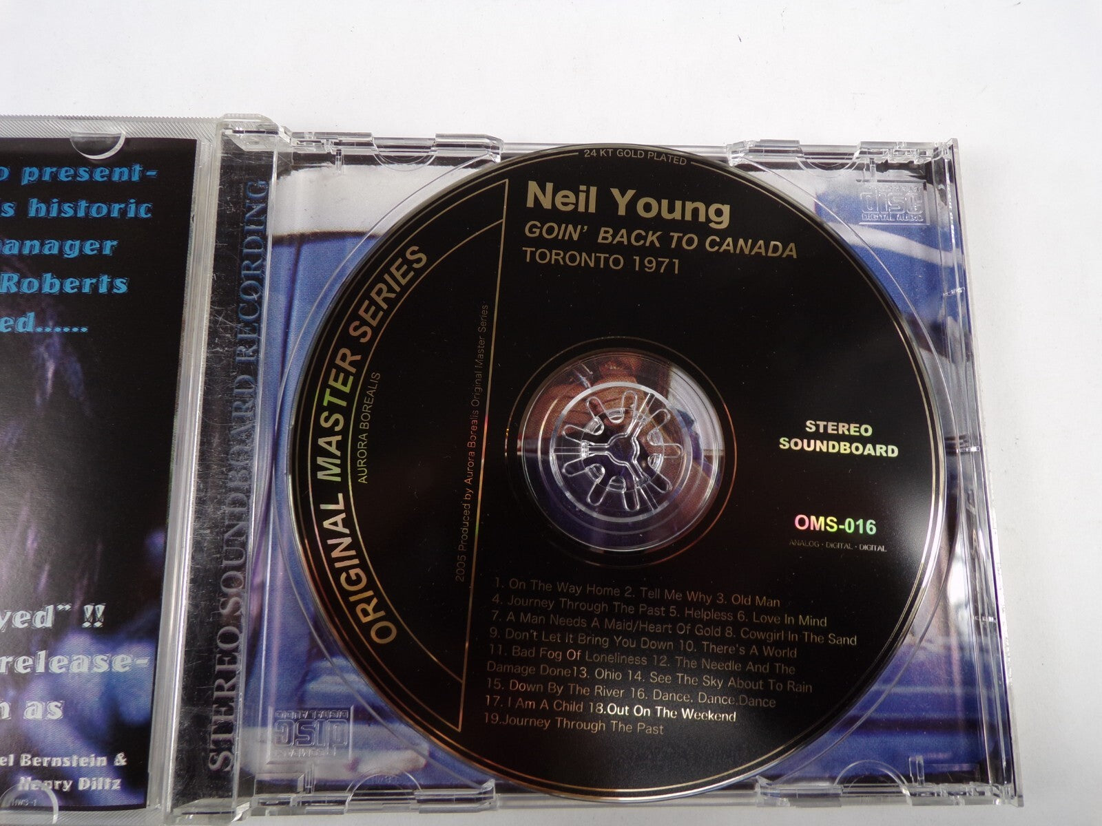 Neip Young Goin Back To Canada  On The Way Home Tell Me Way Old Man CD#59