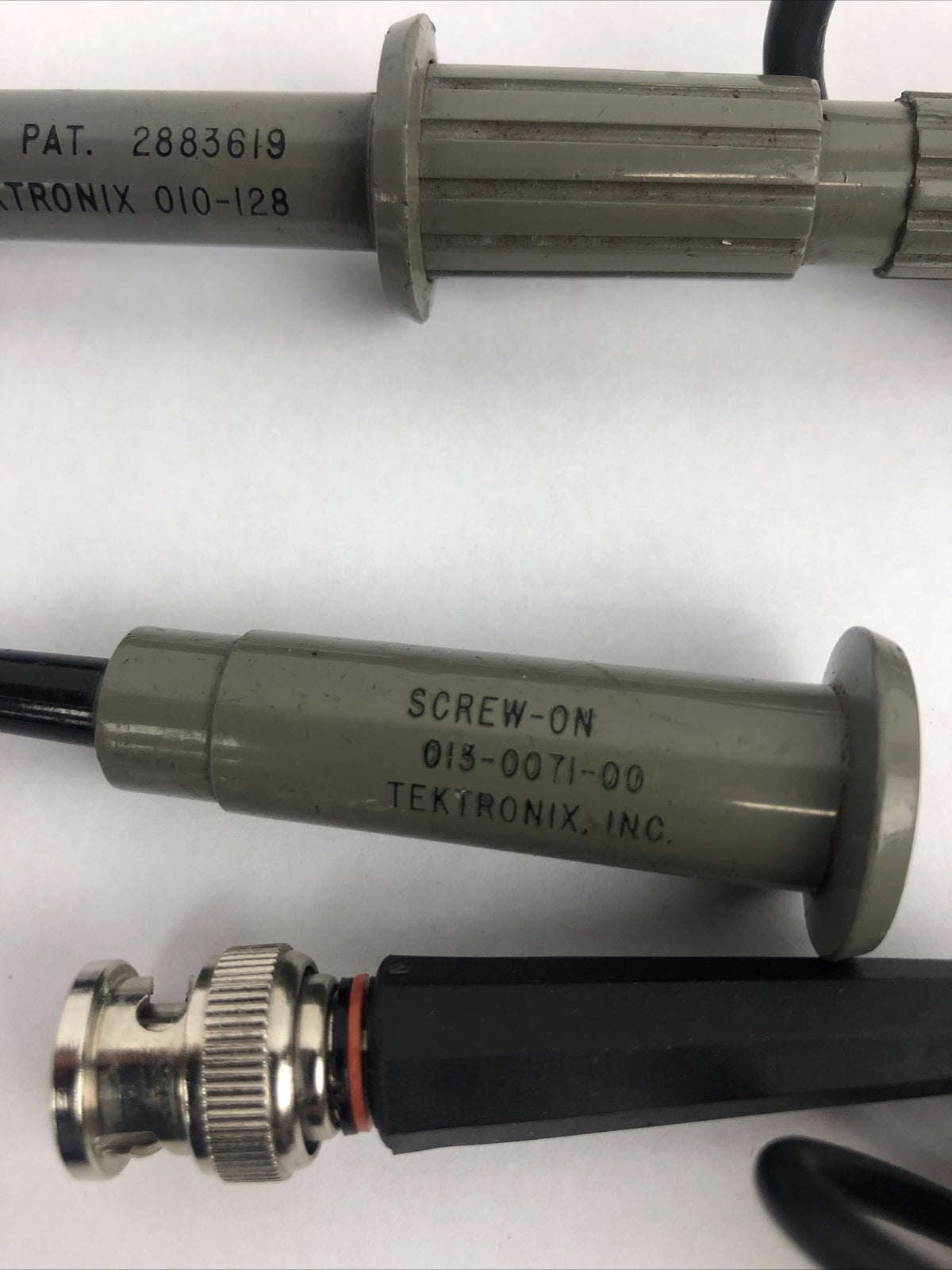 Tektronix 010-128 Probe 2883619 P600610X~ 7pf. 10MΩ BMC 3.5 c1 + ITT PAMONA Lot