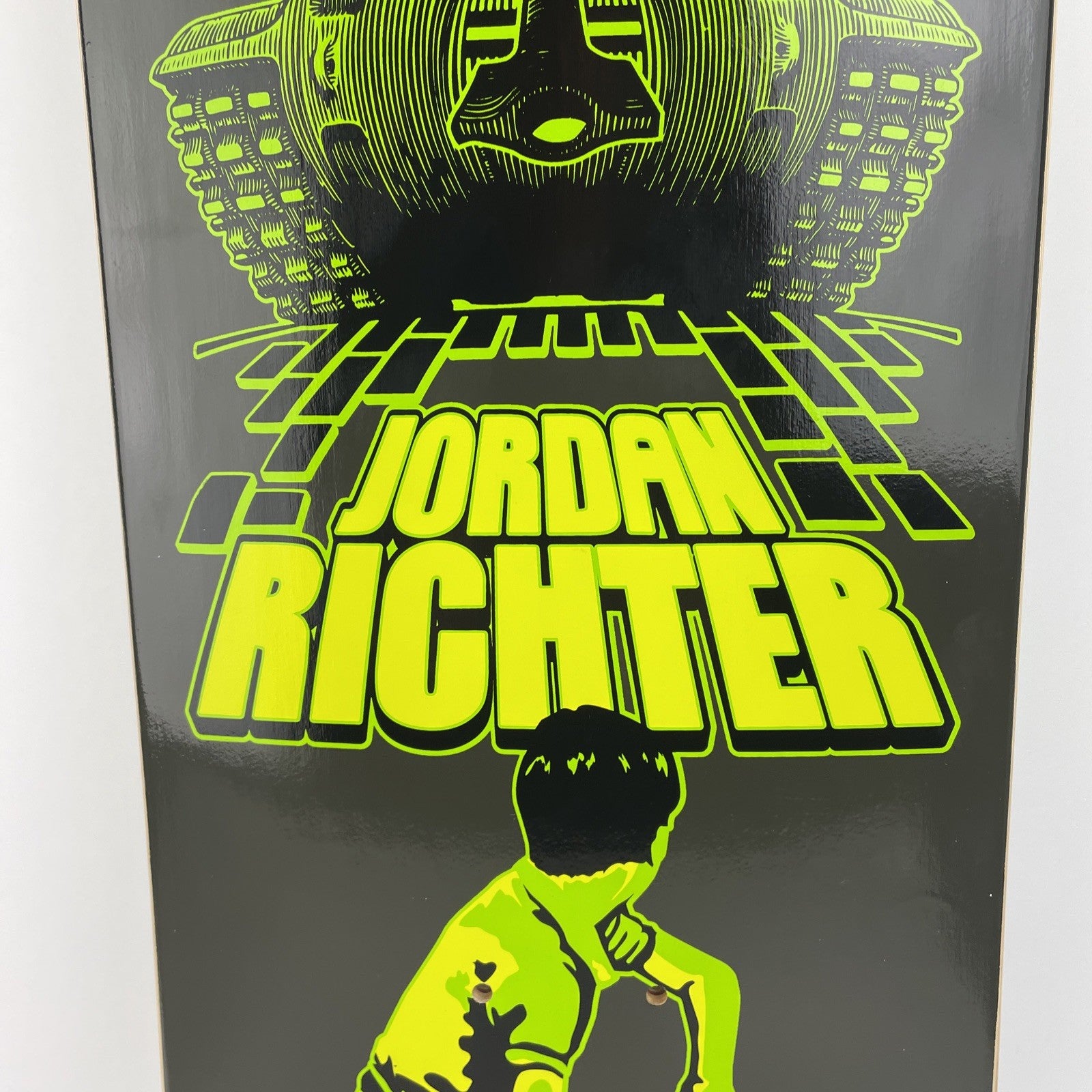 Jordan Richter Signature GREEN ISSUE Nollie North Graphic Skateboard Deck 8.25"