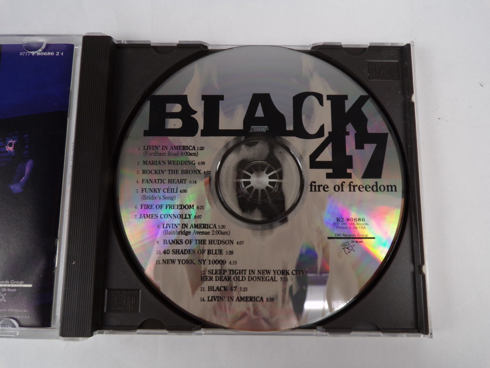 Black 47 Fire Of Freedom Livin In America CD #25