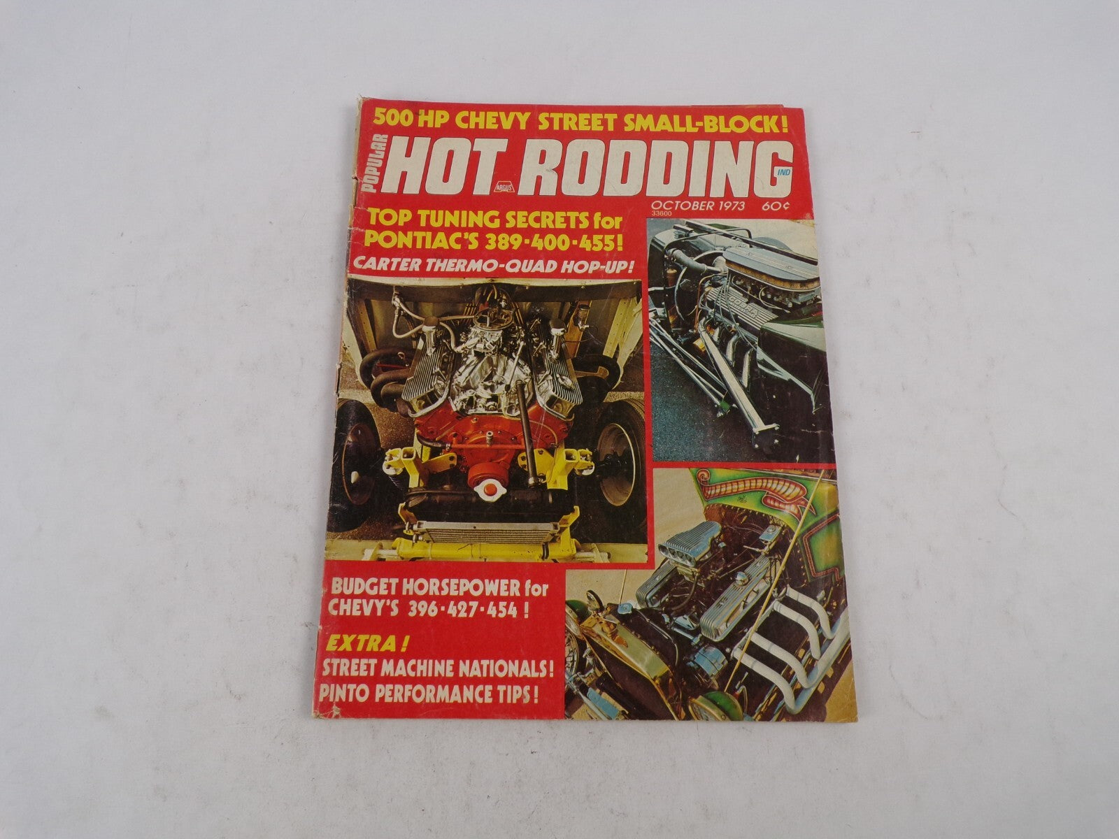 October 1973 Hot Rod  Magazine 500HP Chevy Street Small-Block! Top Tuning Secret