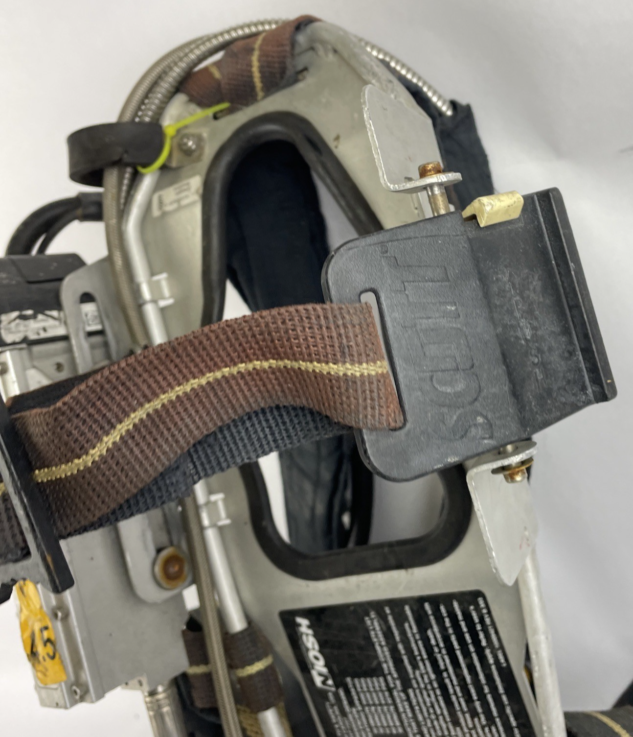 SCOTT SAFETY 4.5 4500 SCBA Air Pack Harness EZ-Flow Air Pak Plus with Sensor N