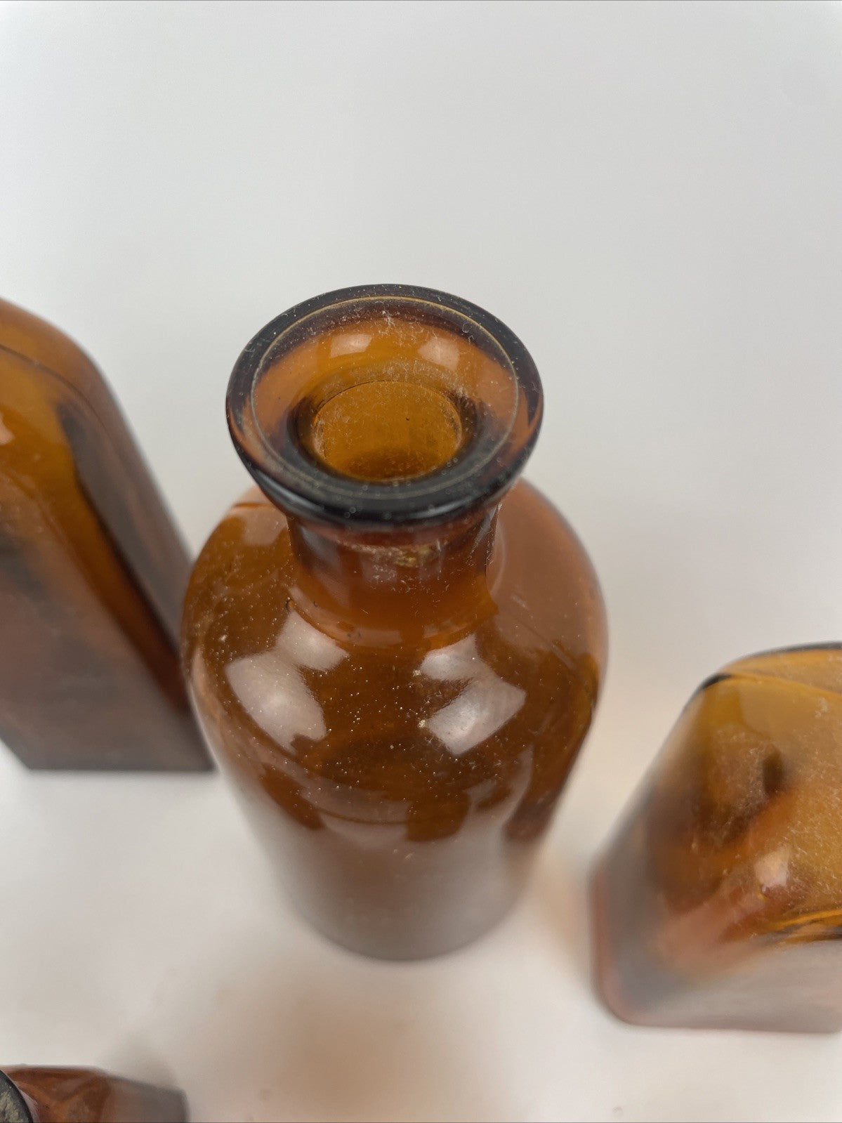 Antique & Vintage Apothecary Bottle Lot of 9 F Hoyte & Co Perfumers Philadelphia