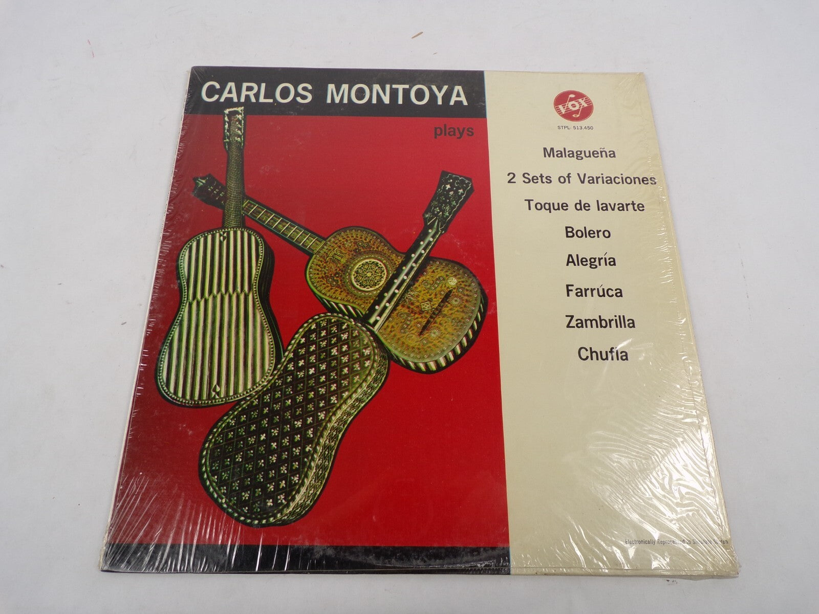 Carlos Montoya Malaguena 2 Sets Of Variaciones Toque de Lavarte Bolero Alegria