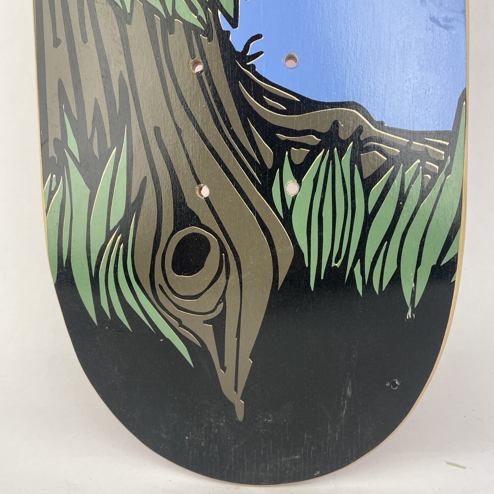 Woodchuck Laminates Skateboards Circa 1996 "Smoking Tree" Skateboard Deck - RARE