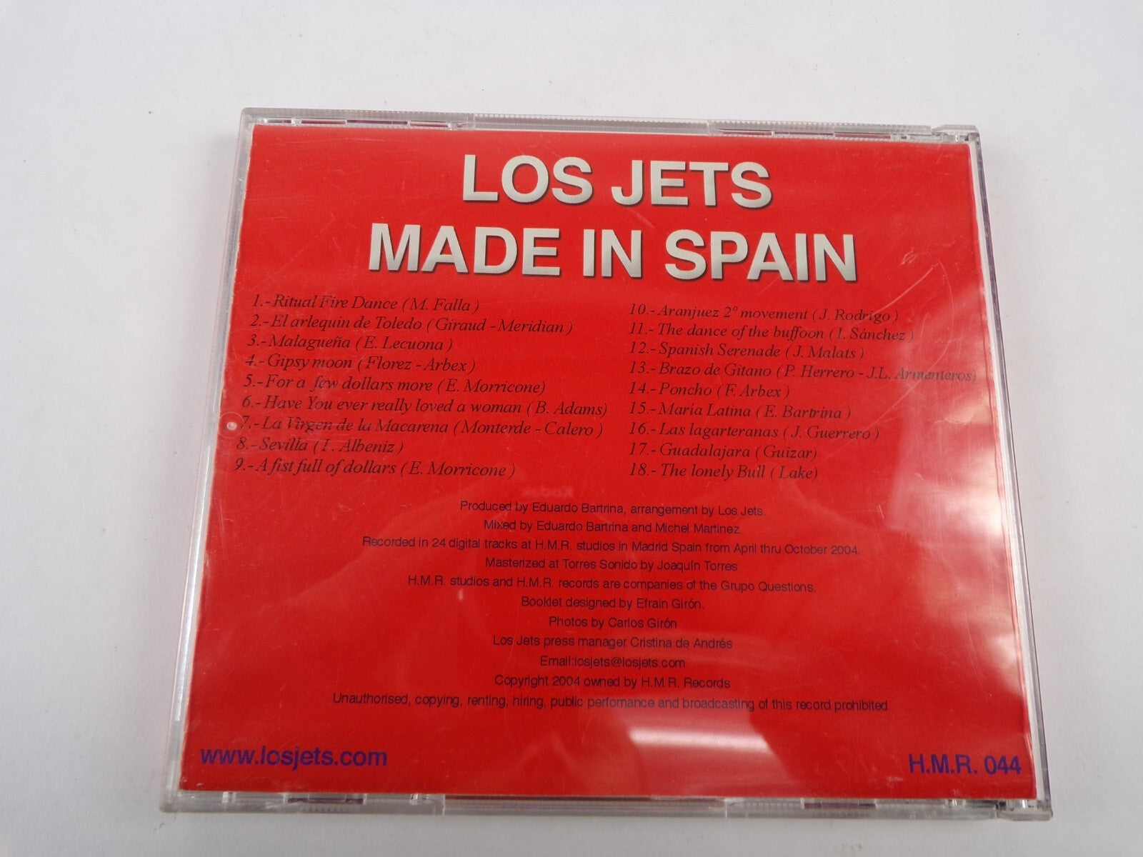 Los Jets Made In Spain H.M.R 044 Ritual Fire Dance Gipsy Moon Sevilla CD#37