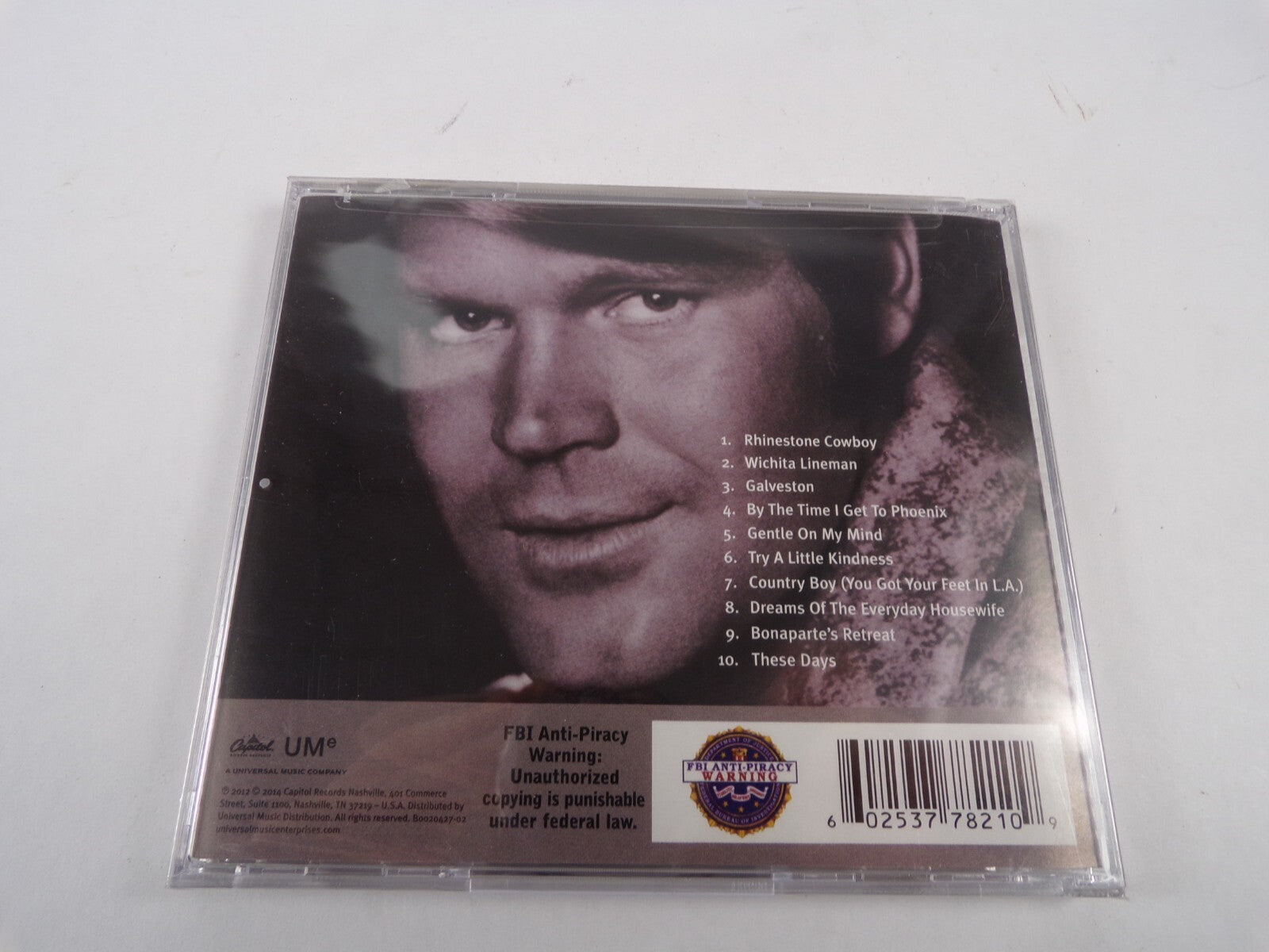 10 Great Songs Glen Campbell The Millennium Collection These Days CD#62