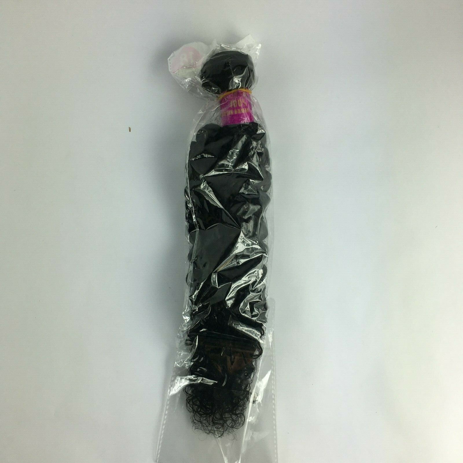 Brand New 100% Virgin Human Unprocessed Hair Size 18" Curly Style Black A2
