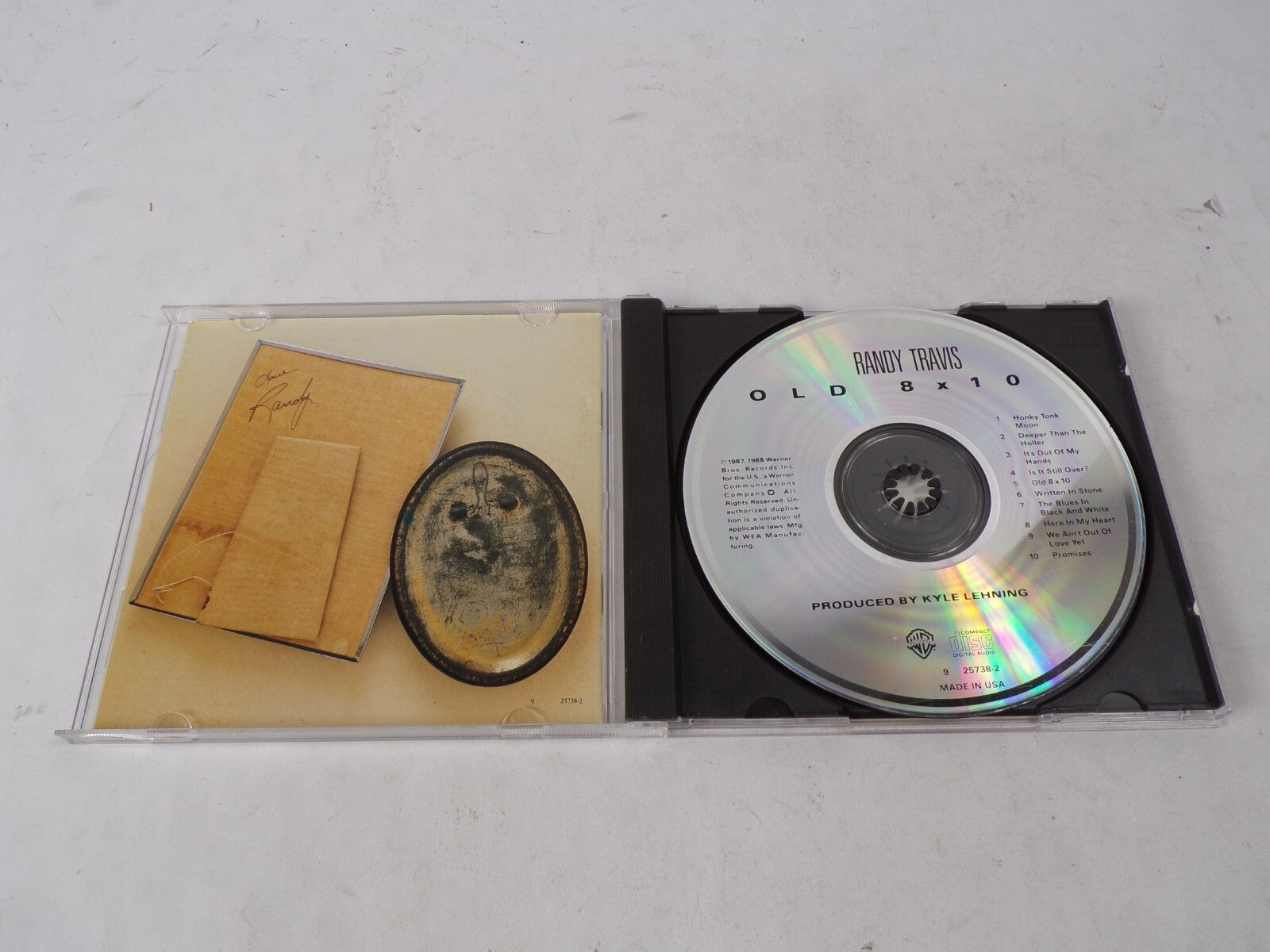 Randy Travis Old 8x10 Honky Tonk Moon Deeper Than The Holler It's Out Of MyCD#62