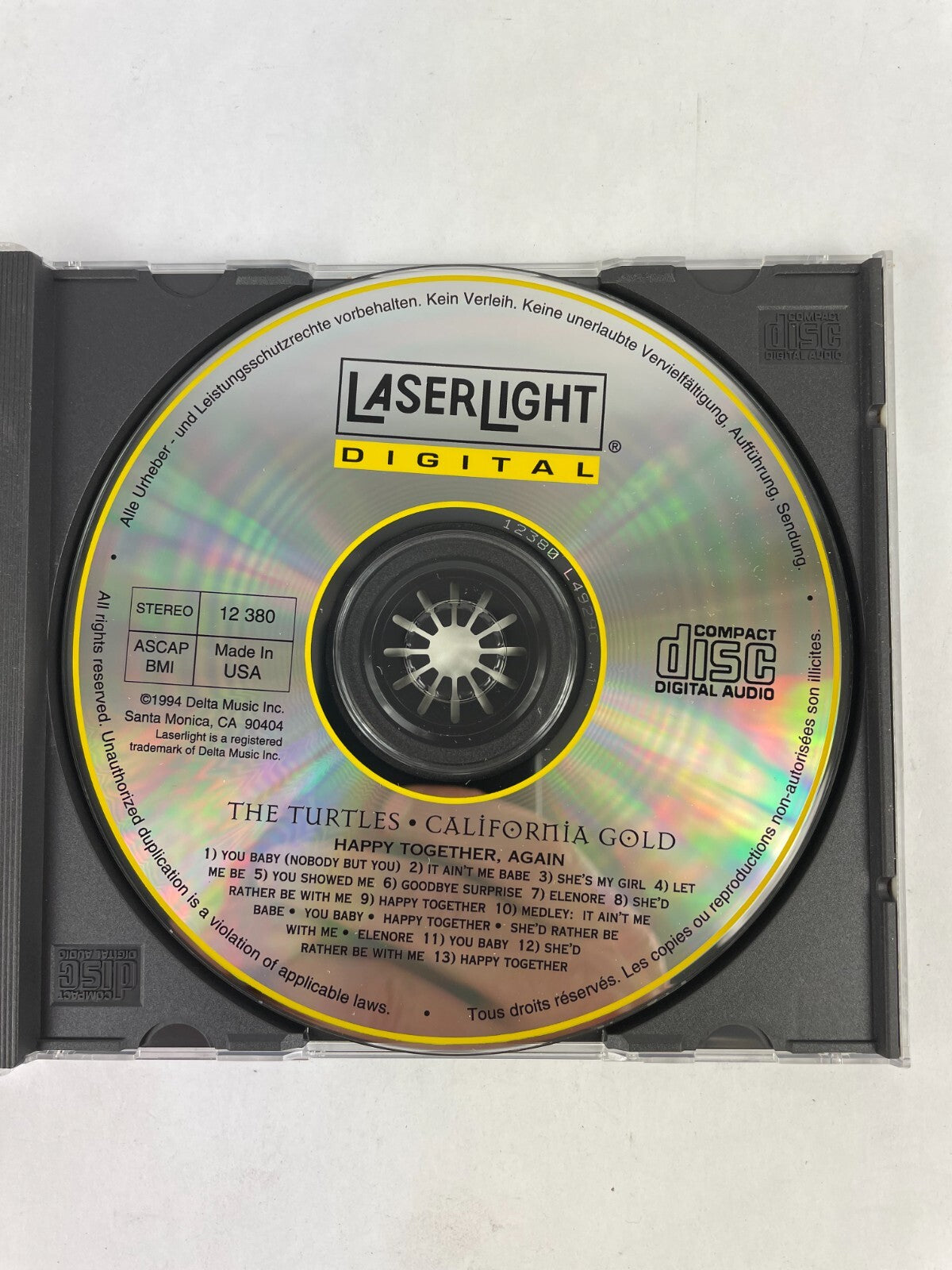 The Turtles Happy To Gether Again Live California Gold CD #4