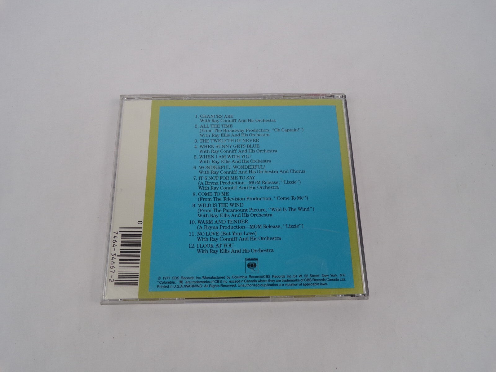 Johnny's Greatest Hits Chances Are All The Time The Twelfth Of Never When CD#63