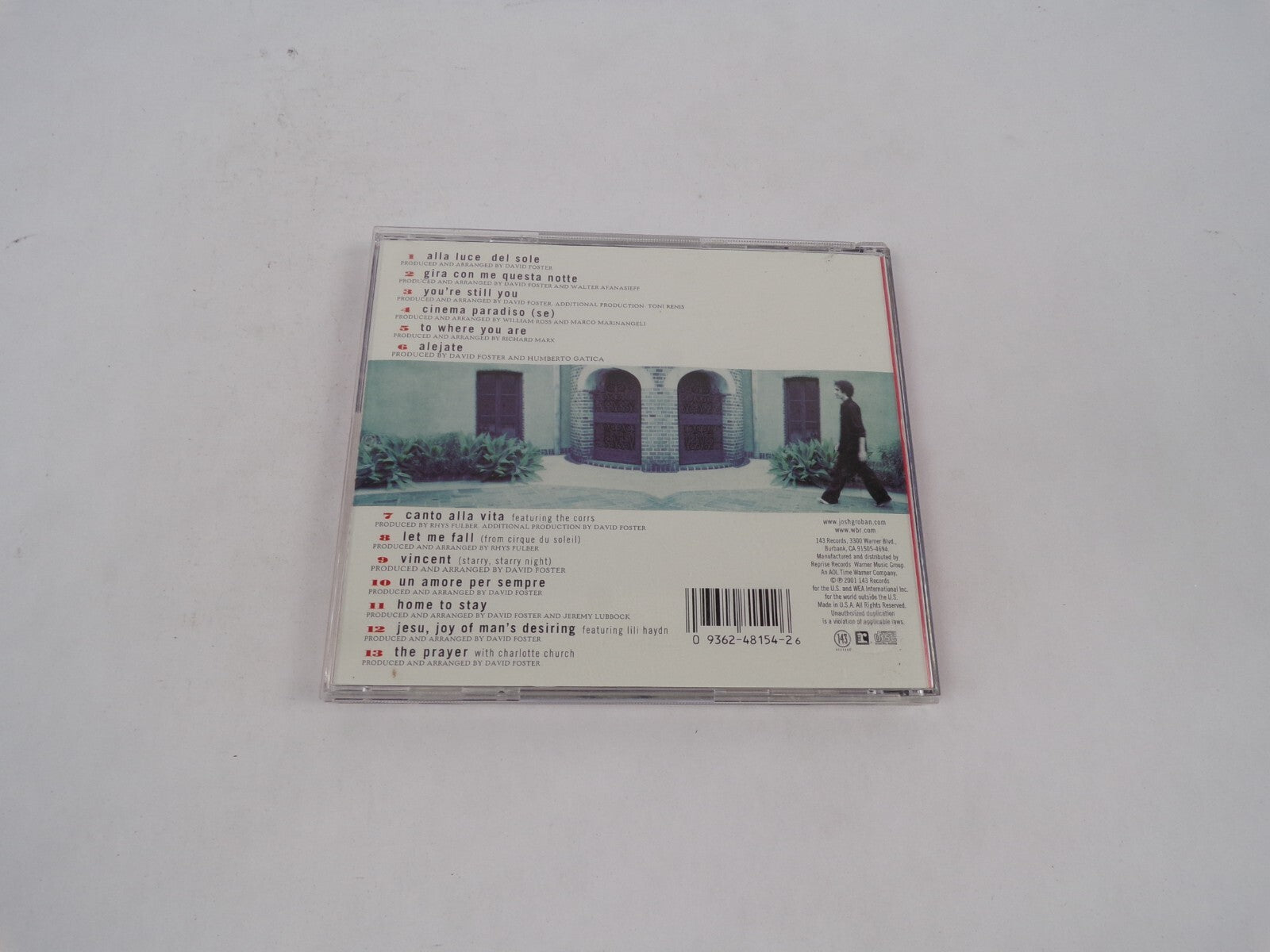 Josh Groban Alla Luce Del Sole Gira Con Me Questa Notte You're Still You CD#69