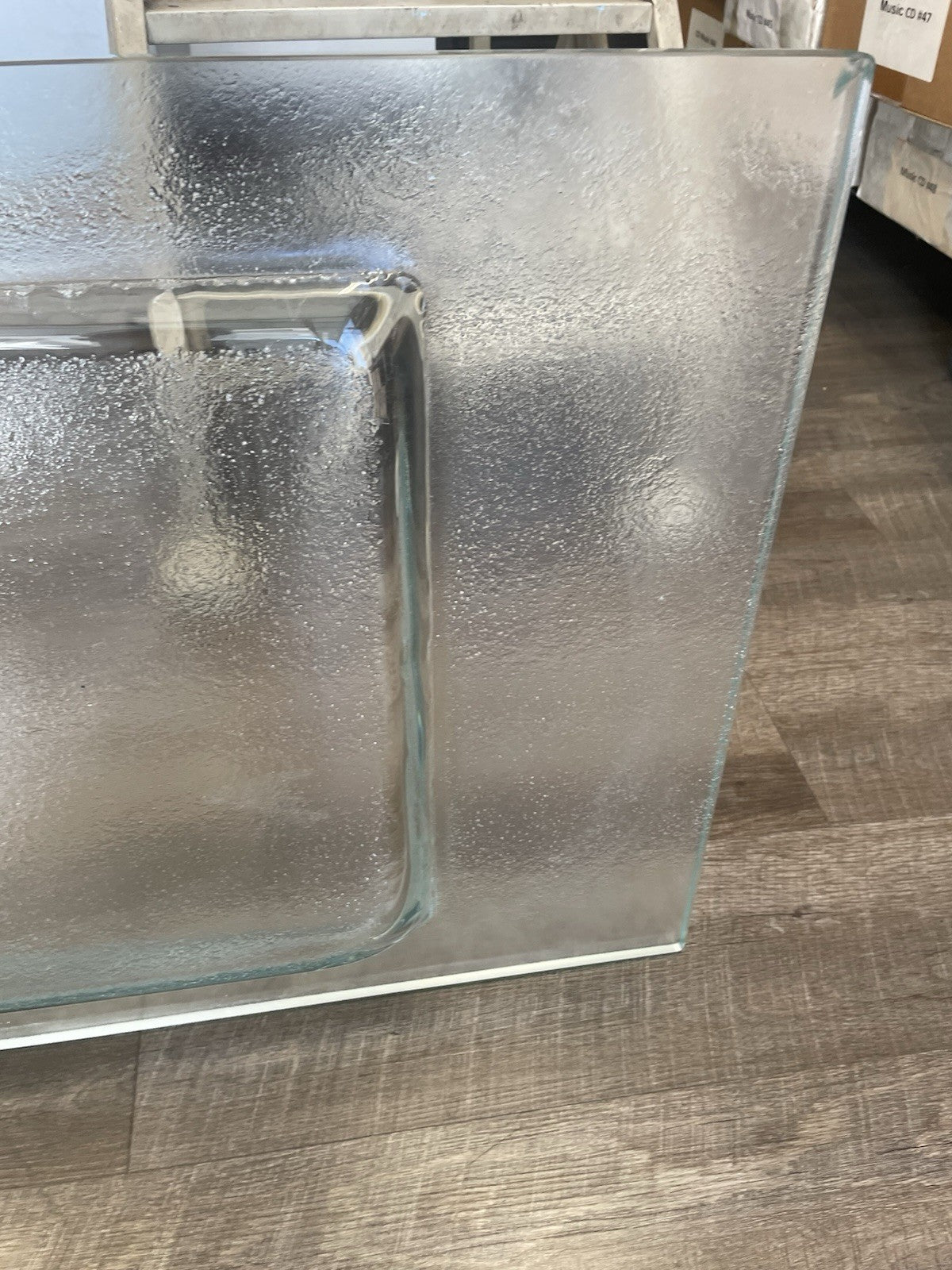 Hectarus Rectangle Glass Sink Bathroom  Model 1836-800 35.75" x 21.25" x 3/4"